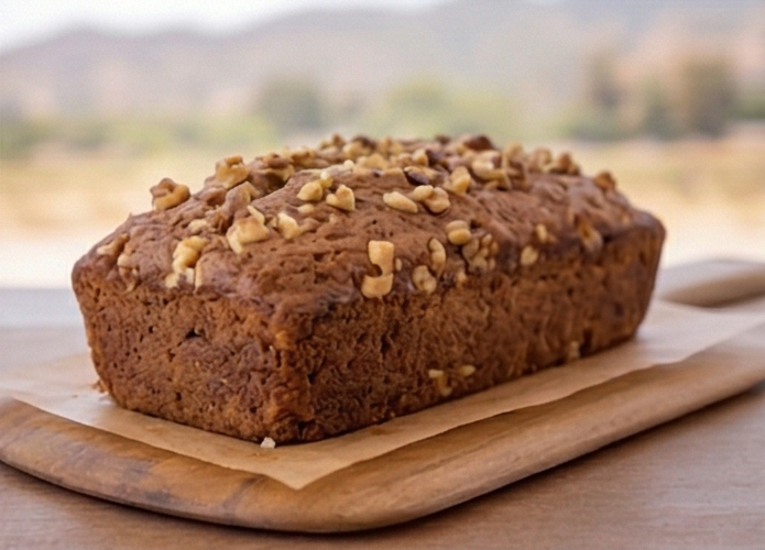 Banana Bread Loaf w/ Walnuts