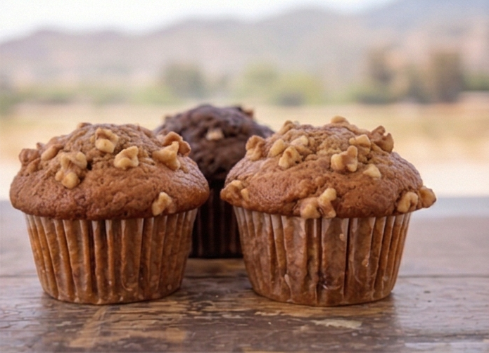 Banana Bread Muffin w/ Walnuts