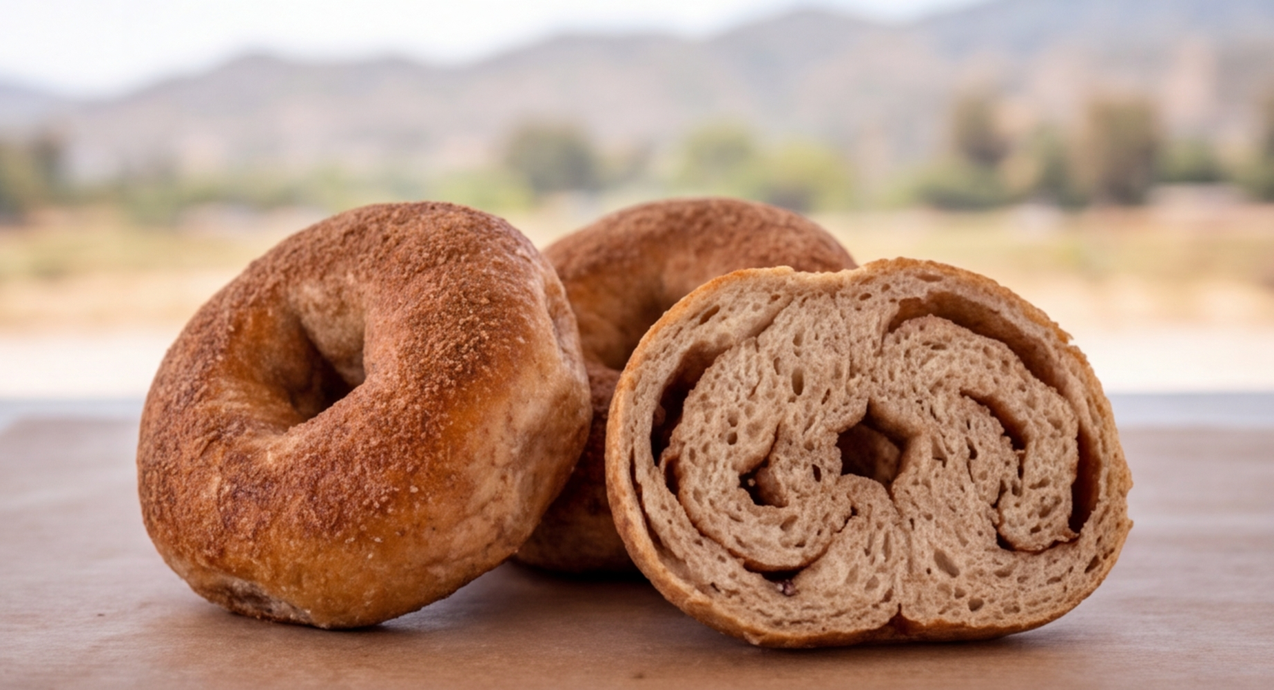 Cinnamon Sourdough Bagels