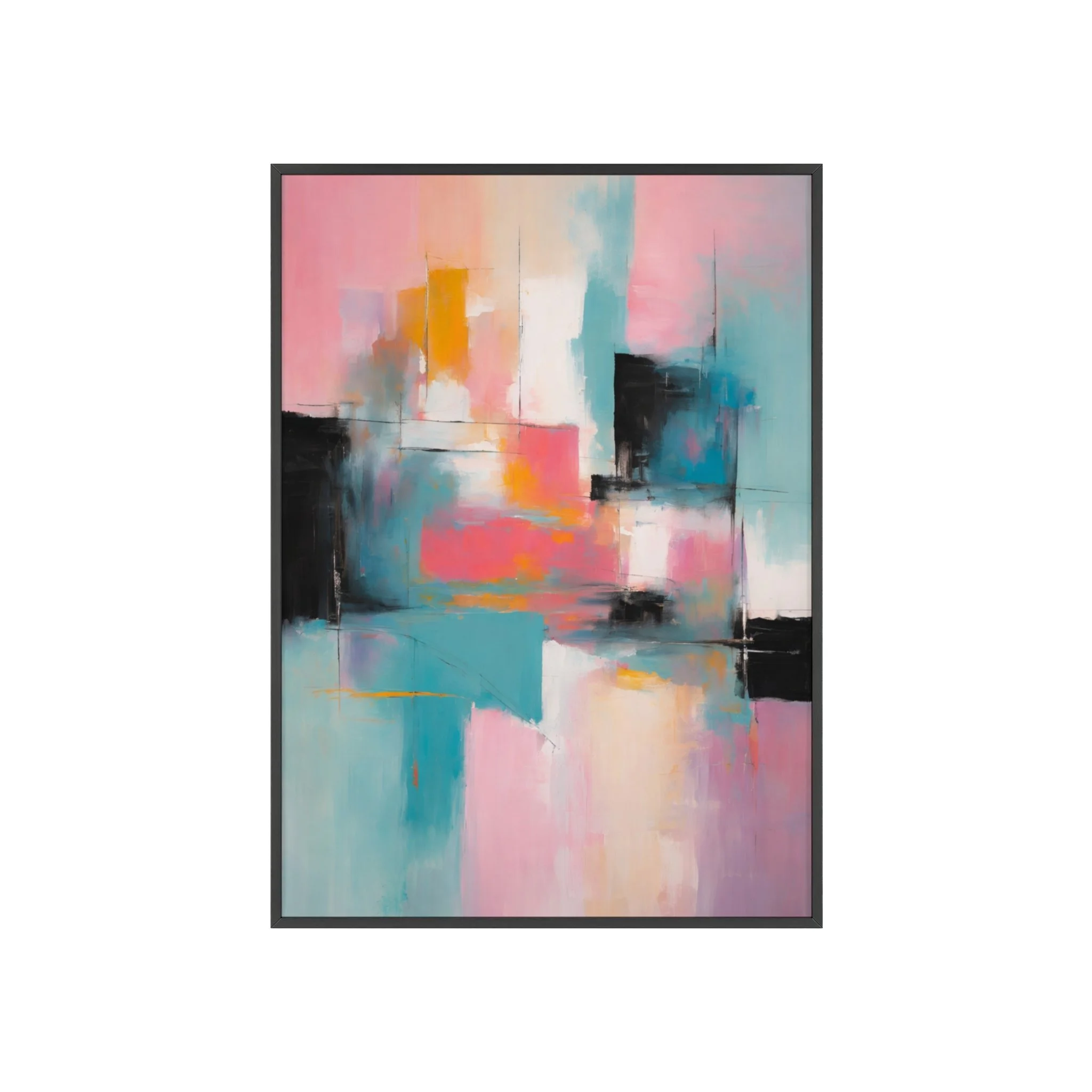 Pastel Abstract Art Printable, Soft Neutral Abstract Wall Art, Modern Minimalist Pastel Painting Download