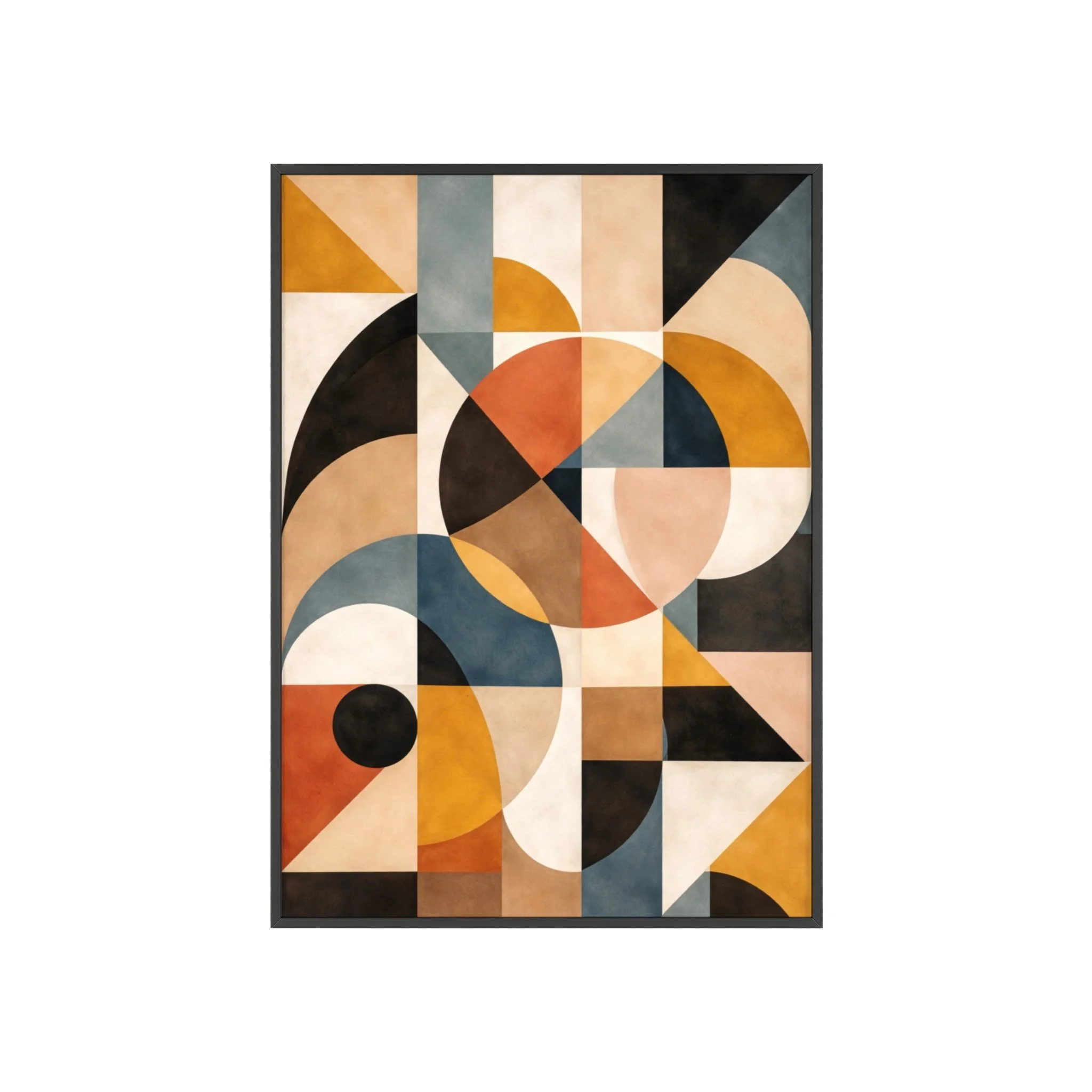 Geometric Abstract Wall Art Instant Printable, Modern Minimalist Wall Art, Bauhaus Printable Wall Art, Scandinavian Wall Art Download