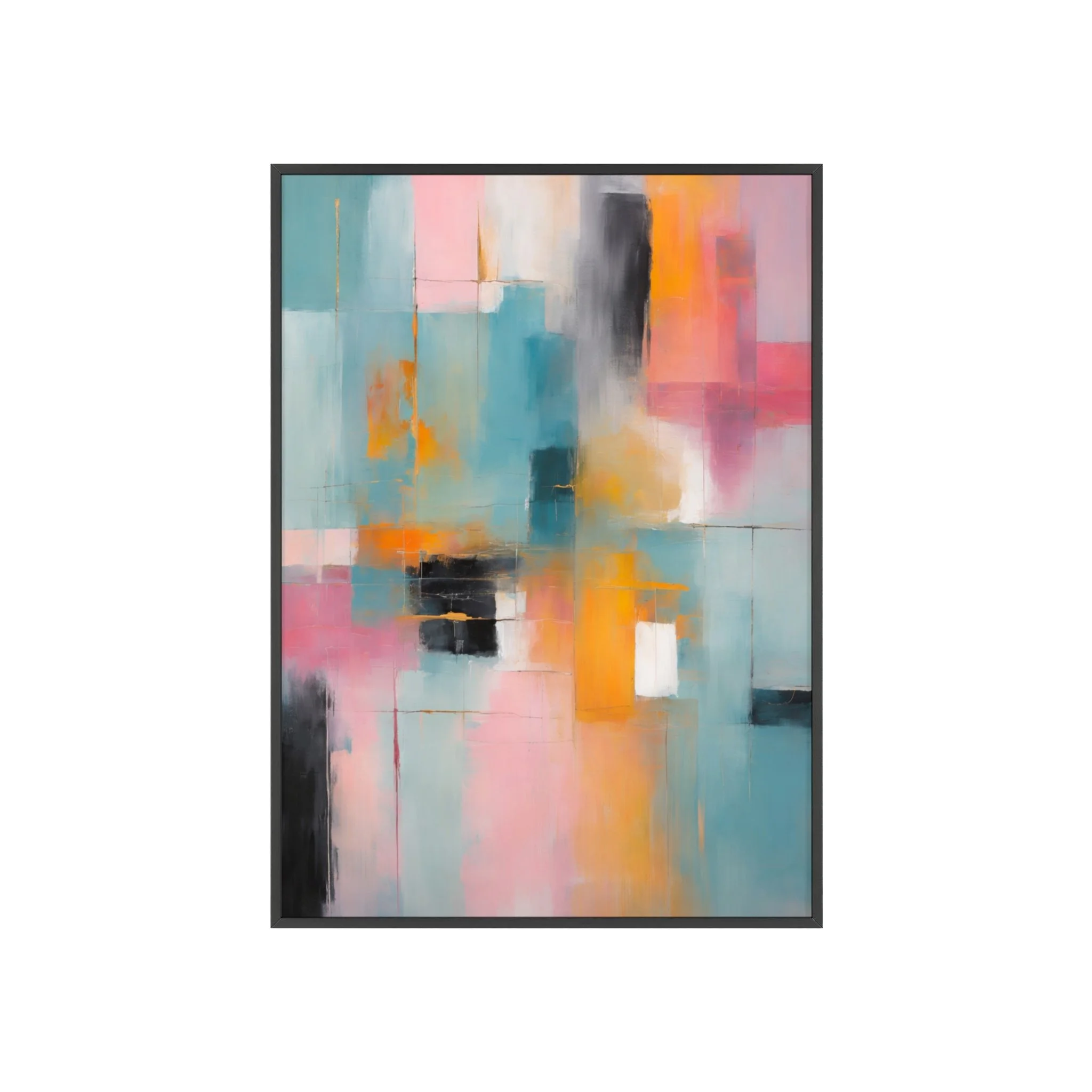 Pastel Abstract Art Printable, Soft Color Abstract Painting, Modern Neutral Wall Art Printable Download