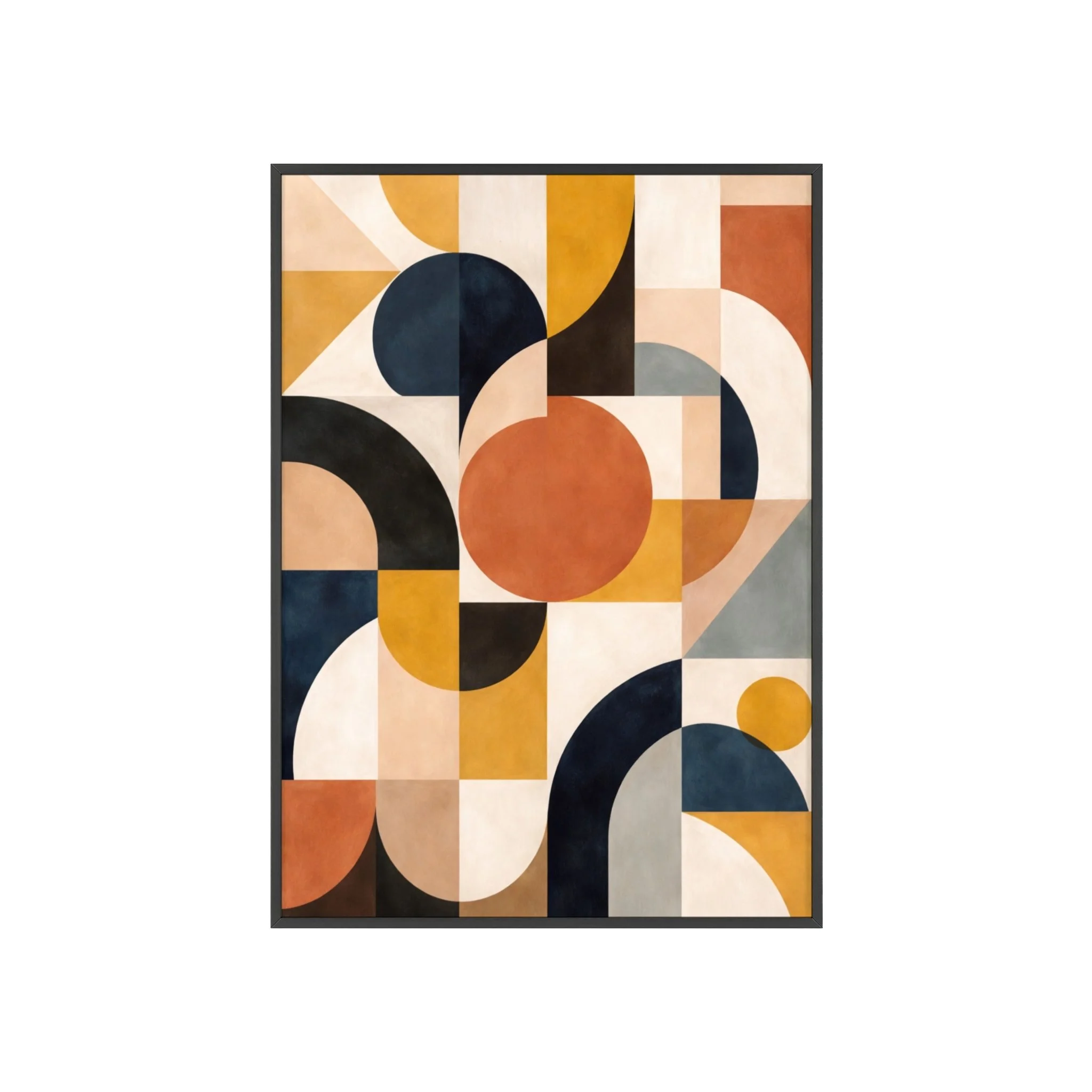 Neutral Geometric Abstract Wall Art Printable, Modern Minimalist Wall Art Download