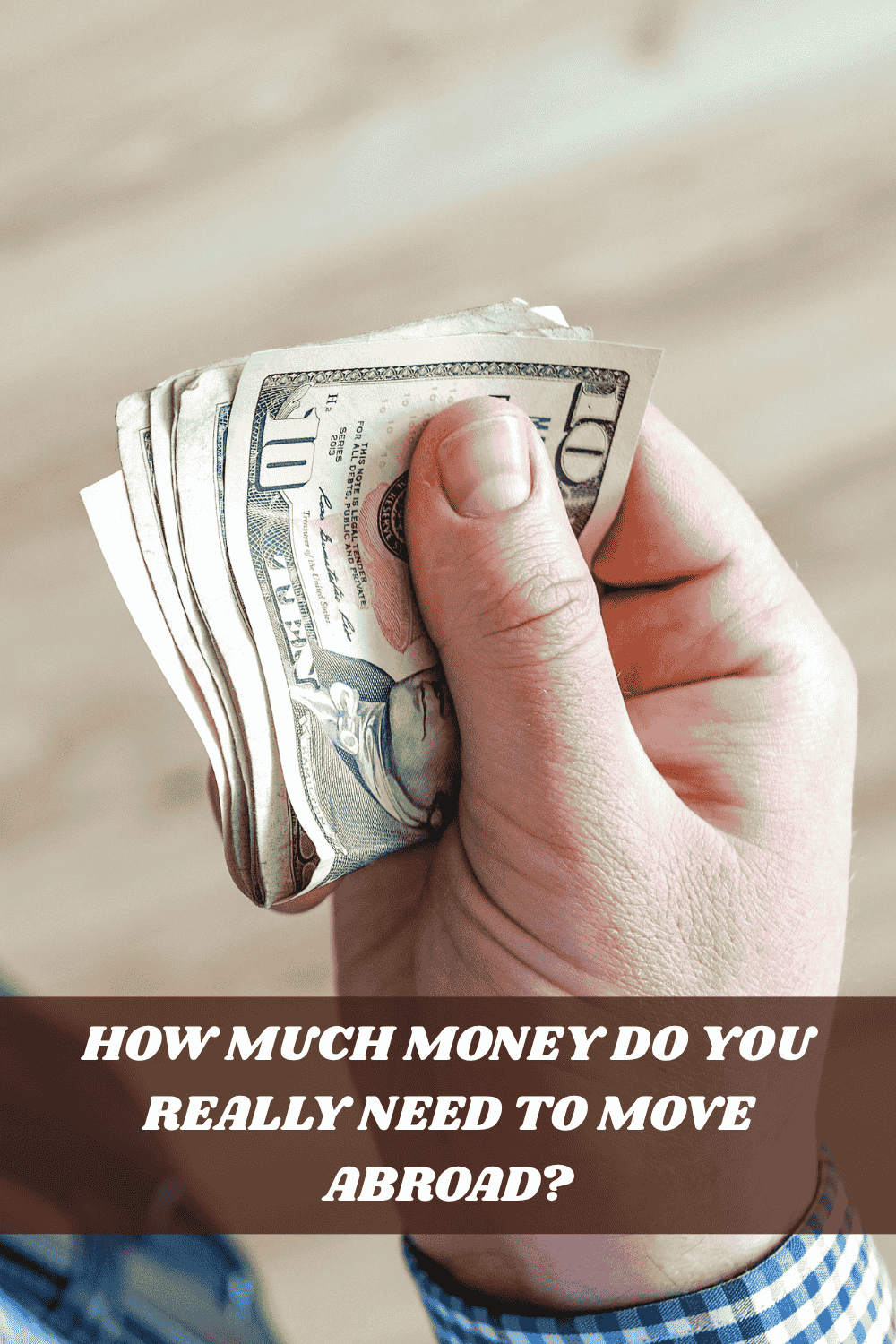 cost of moving abroad cash in hand expat budget planning concept