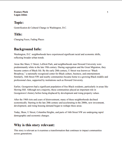 Changing Faces, Fading Places- (Pg 1)