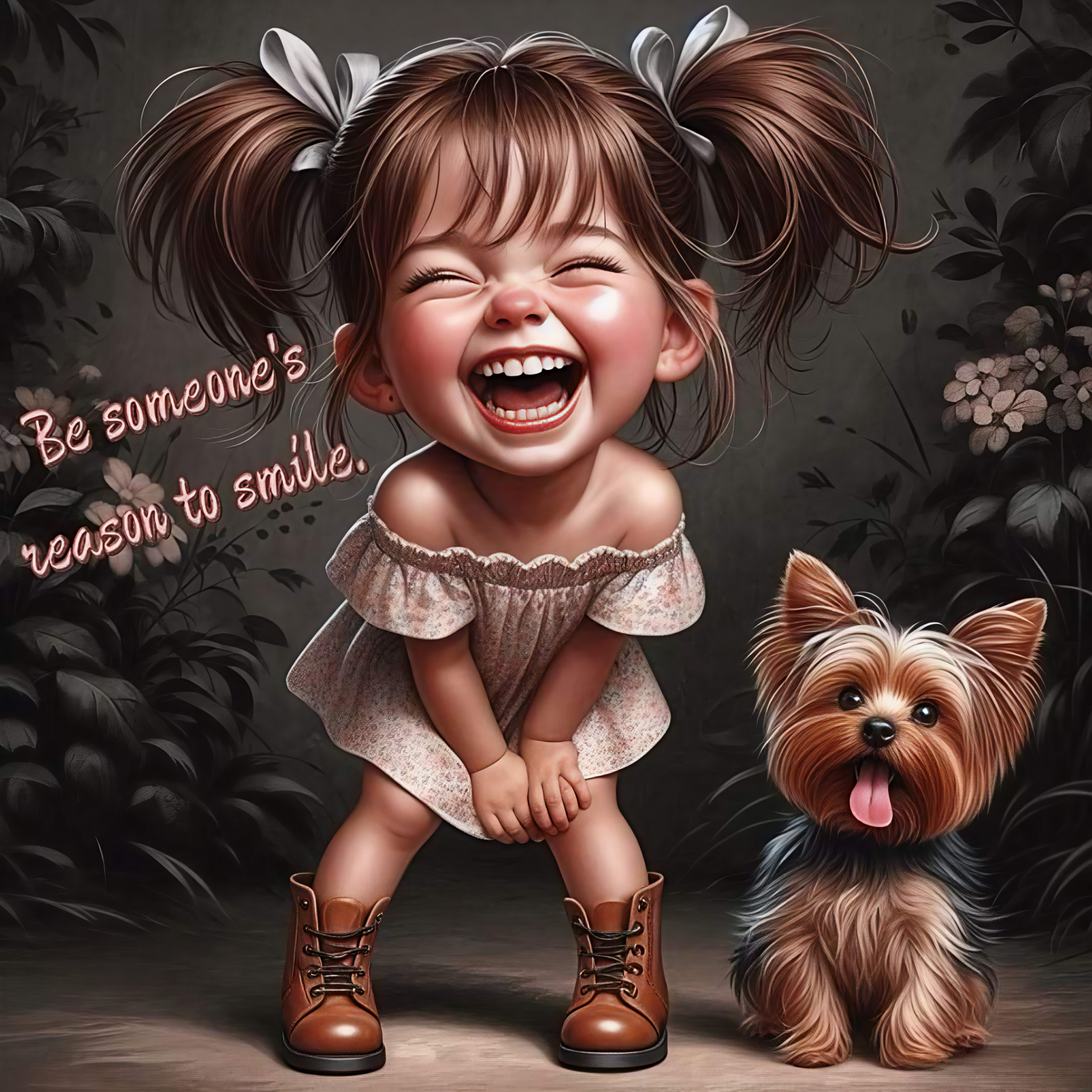 Be Someone’s Reason to Smile (Framed Tile Art)