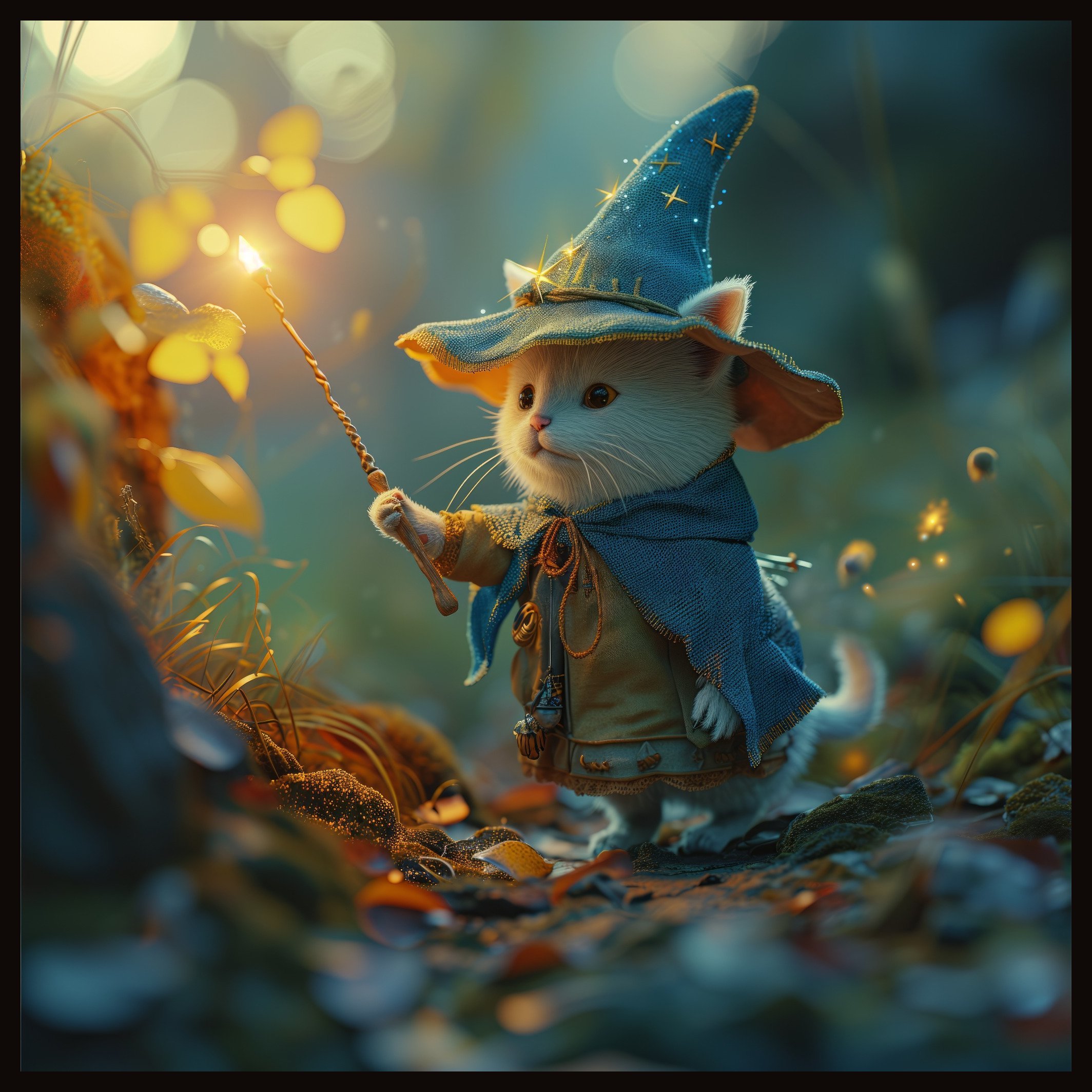 Glow of Magic – Framed Tile