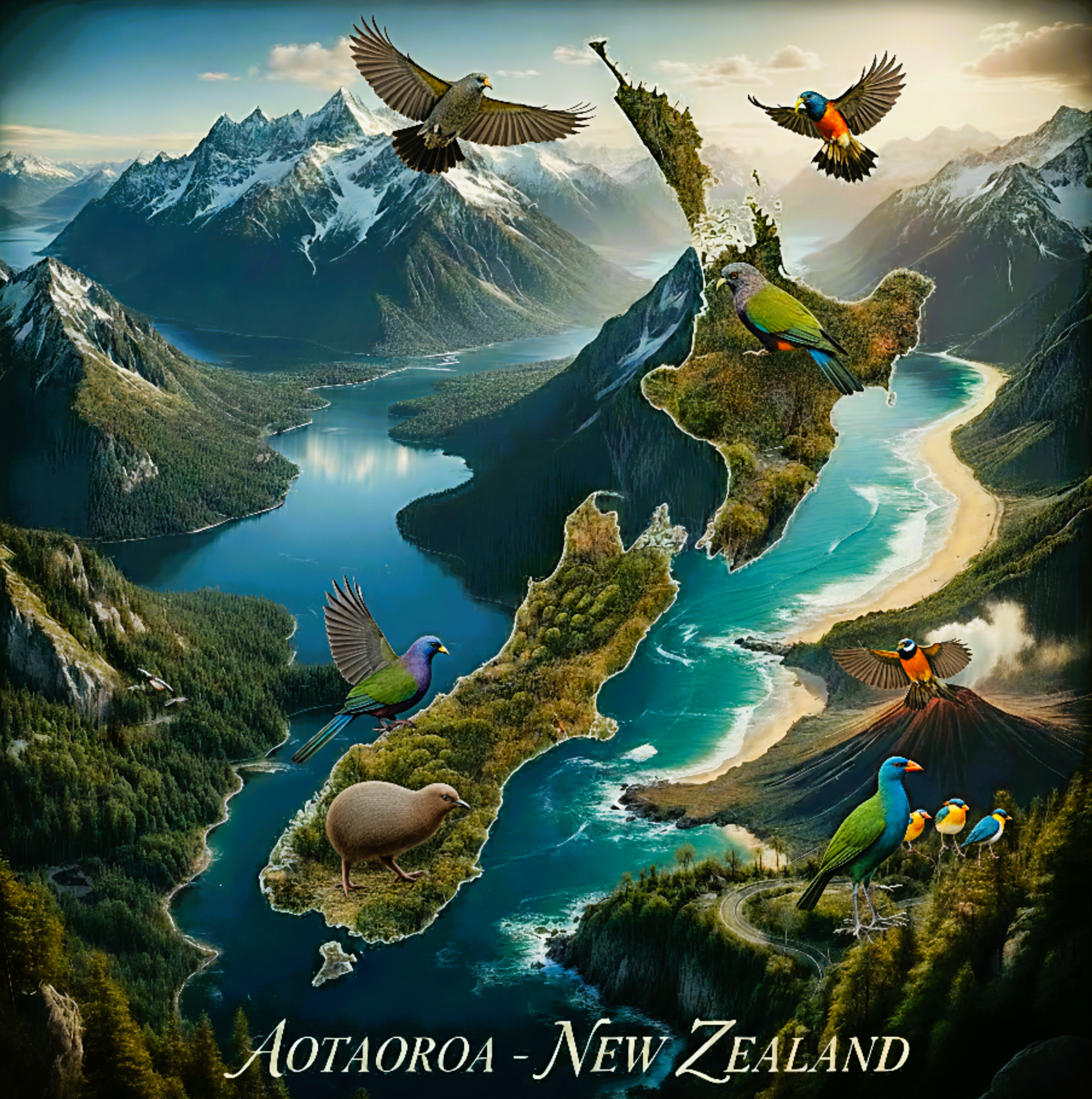Aotearoa – Native Birds of New Zealand