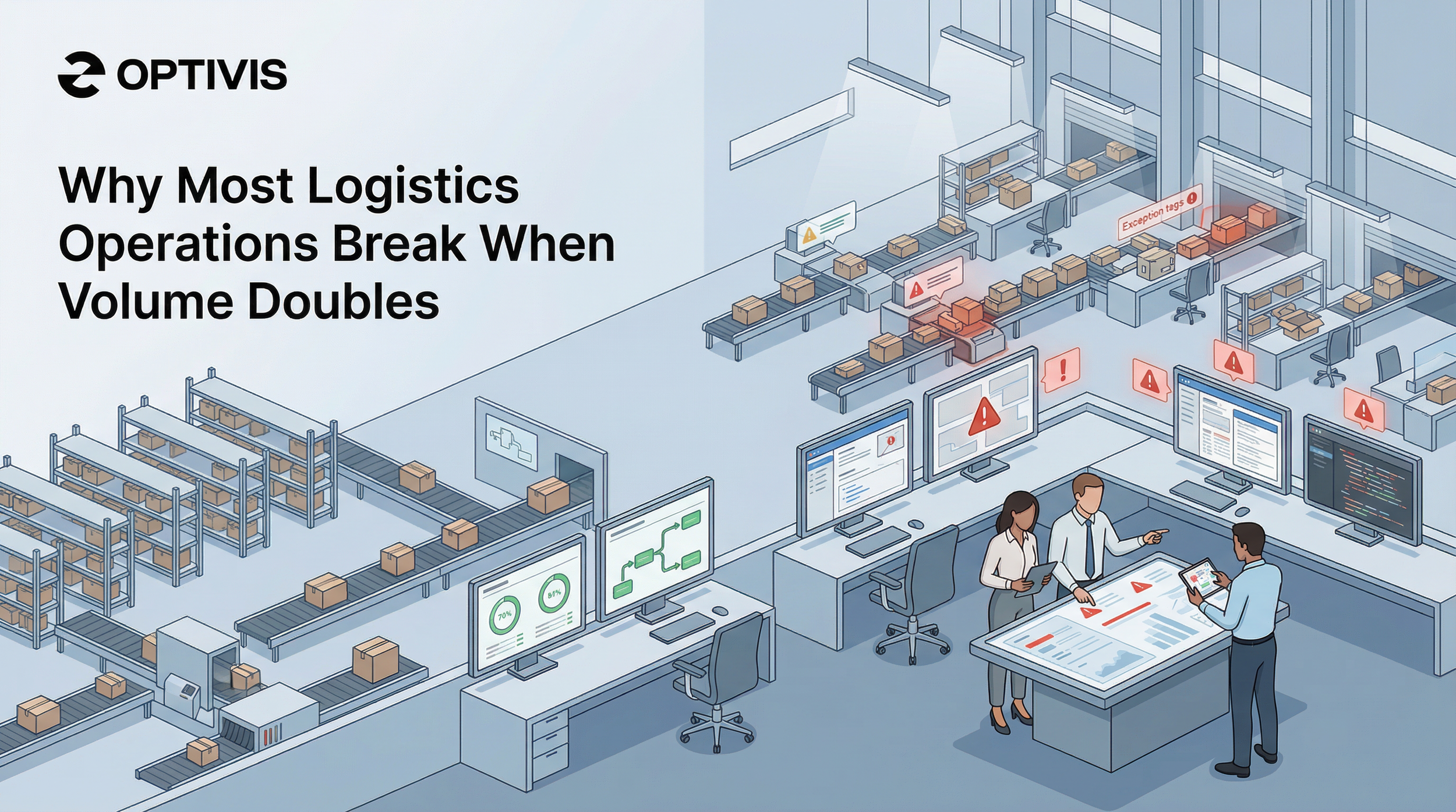 Why most logistics operations break when volume doubles