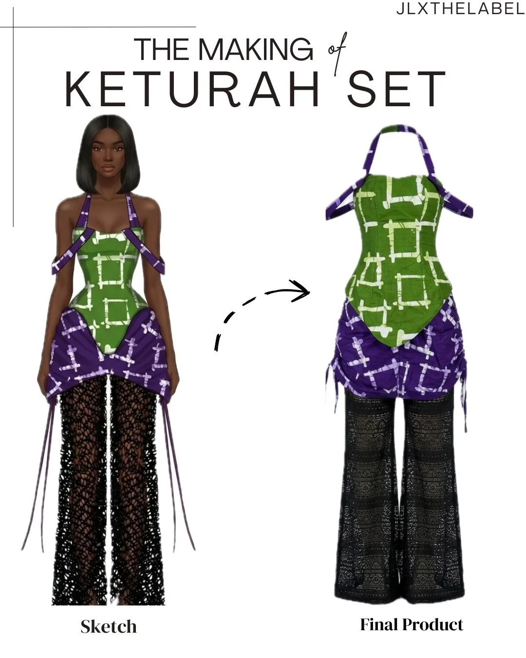 Brain To Body Volume 2 >

K E T U R A H  T H R E E  P I E C E  S E T

An ode to home. A modern spin on a well-loved classic.

Ikigai is coming | 06. 26 🥂

#jlxthelabel #architecturefashion #slowfashion #ikigaicollection #designprocess