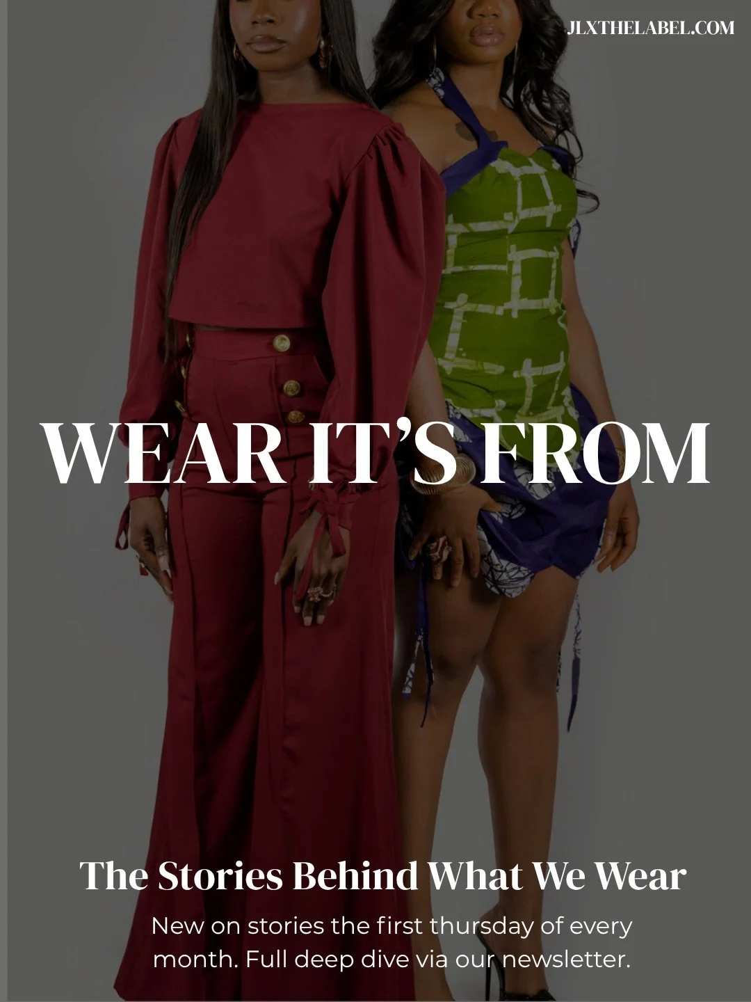New series starting this month.
There&rsquo;s a story behind every fabric, where it&rsquo;s from, who made it, what it means. &ldquo;Wear It&rsquo;s From&rdquo; is where we actually get into it.
First one drops on Stories, first Thursday of every mon