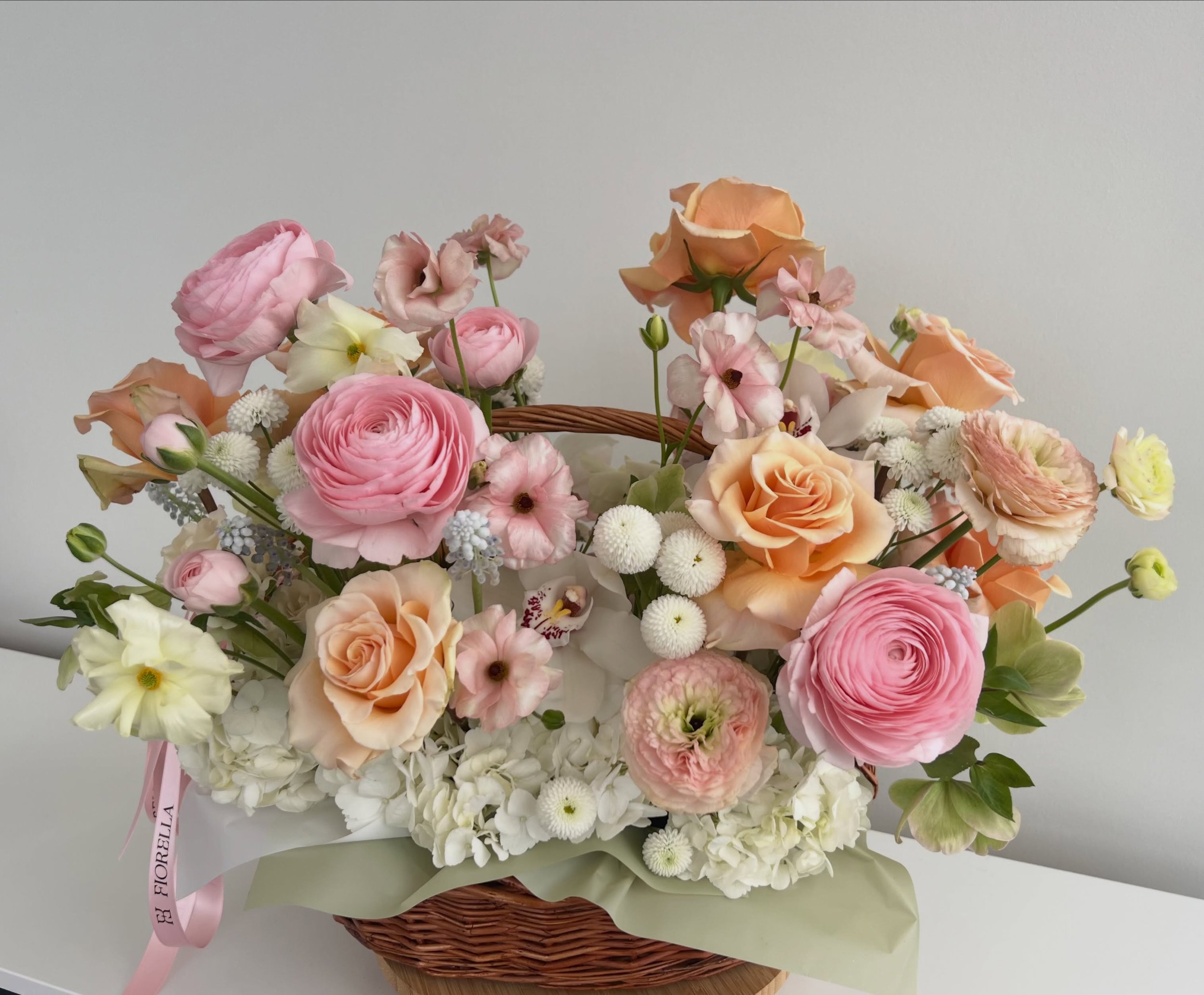 Let us introduce you to one of our latest floral creations 🌸

Designed with a beautiful mix of seasonal blooms, soft pastel colours, and delicate textures, this basket arrangement was created to feel elegant, fresh, and full of detail for the spring