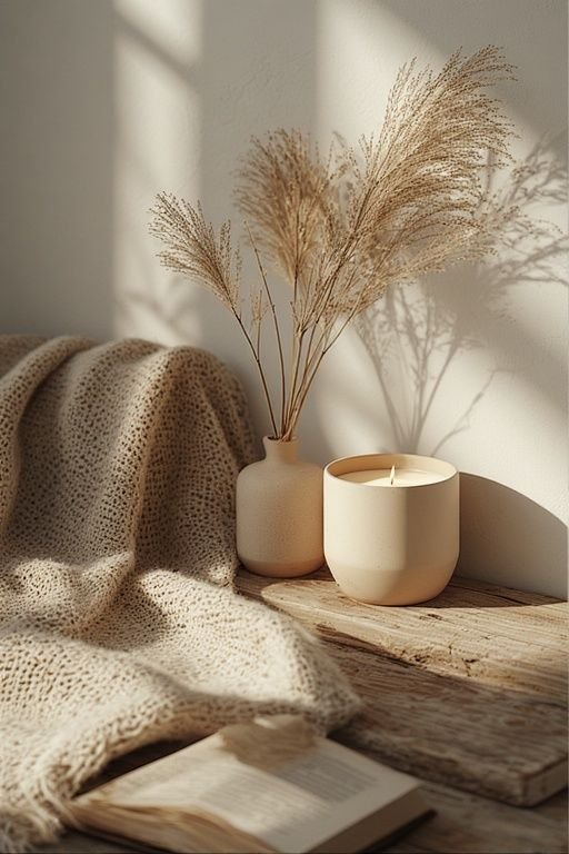Calm self-care scene symbolizing rest, reflection, and emotional grounding.