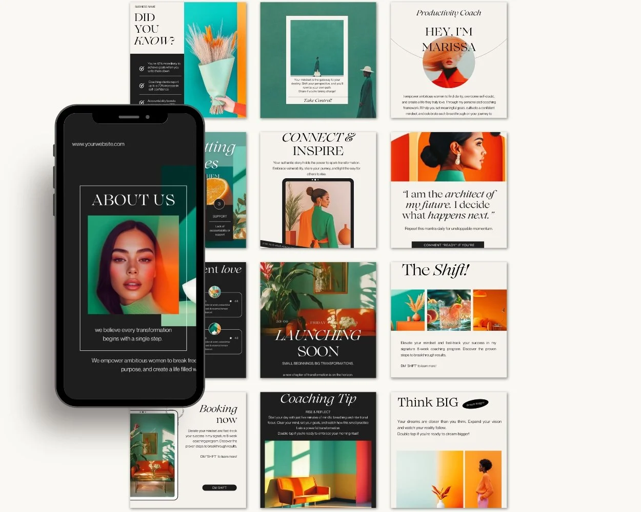 The Confidence Edit | Instagram Templates