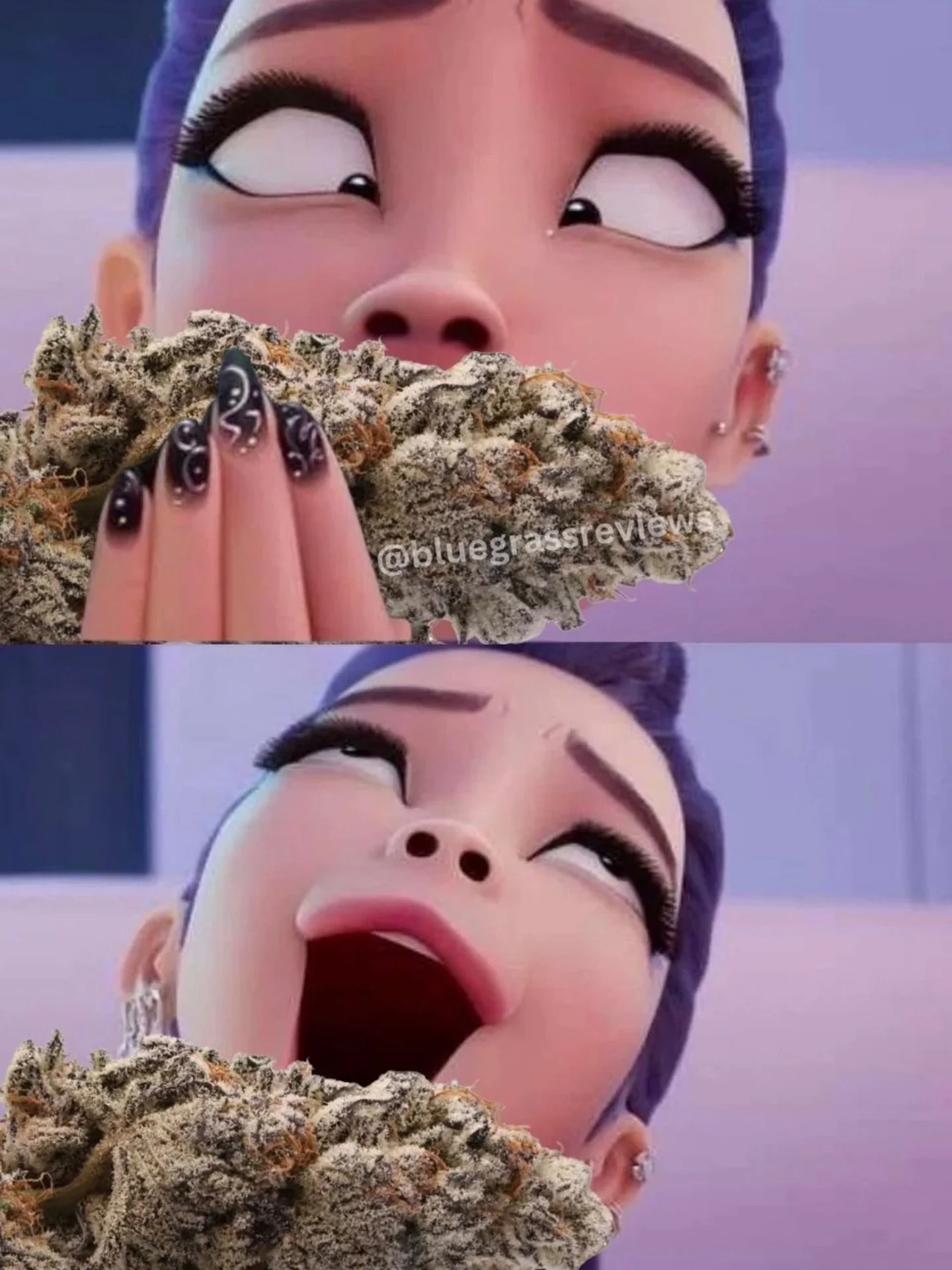 When the @purple_candy_gas lands 

(Slowly reuploading favorites from the last page. I&rsquo;ve seen this one stolen a few times now so I figured it was time to throw it back up)
