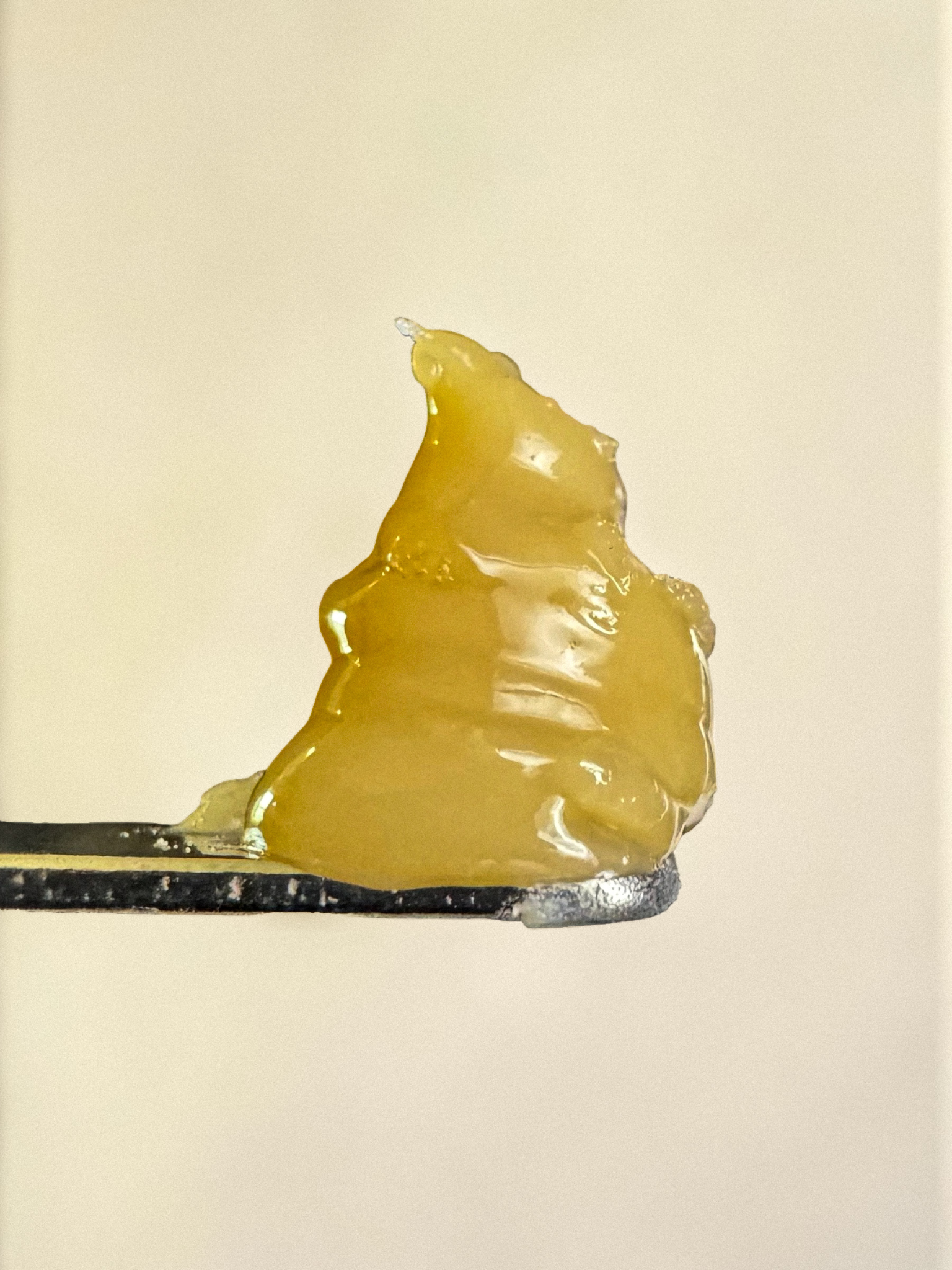 Bonkers rosin dab showing consistency and texture