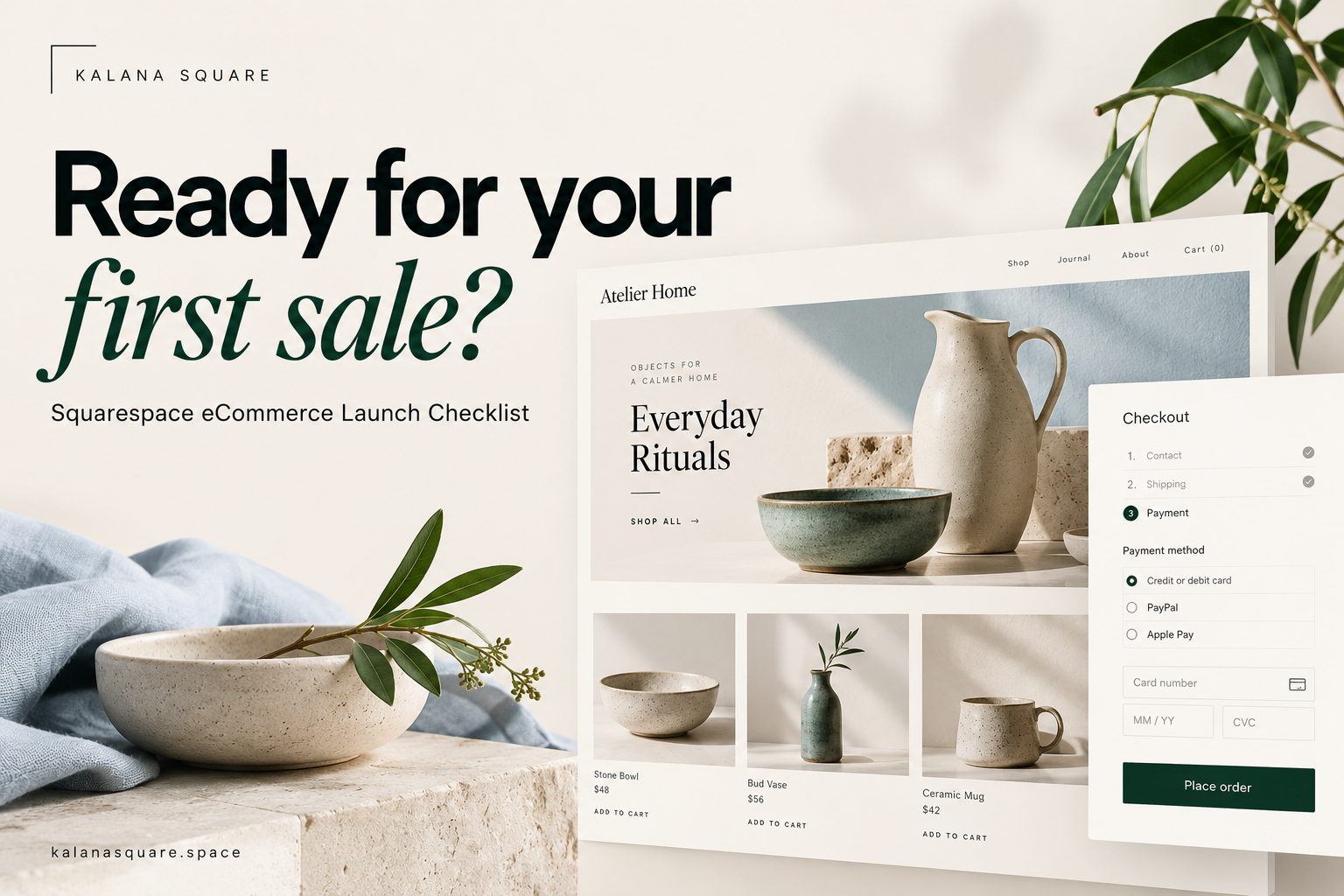 Squarespace eCommerce Launch Checklist: 14 Essentials Before Your First Sale