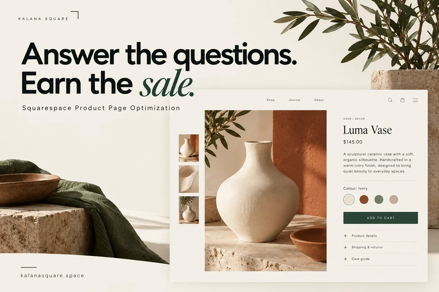 Squarespace Product Page Optimization: Answer the Questions That Stop a Sale
