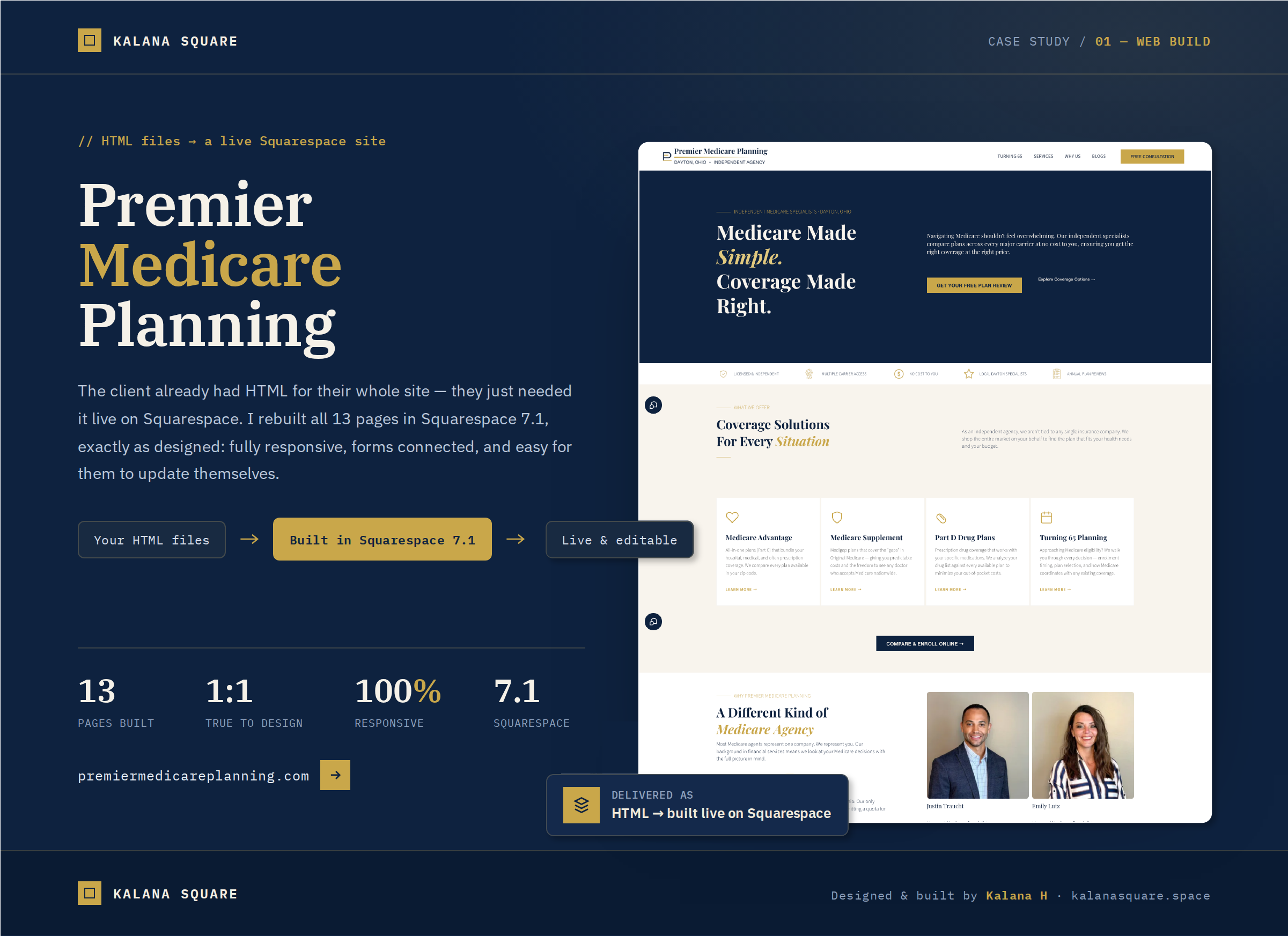 Premier Medicare Planning - Independent Medicare Insurance Agency Website in Dayton, Ohio