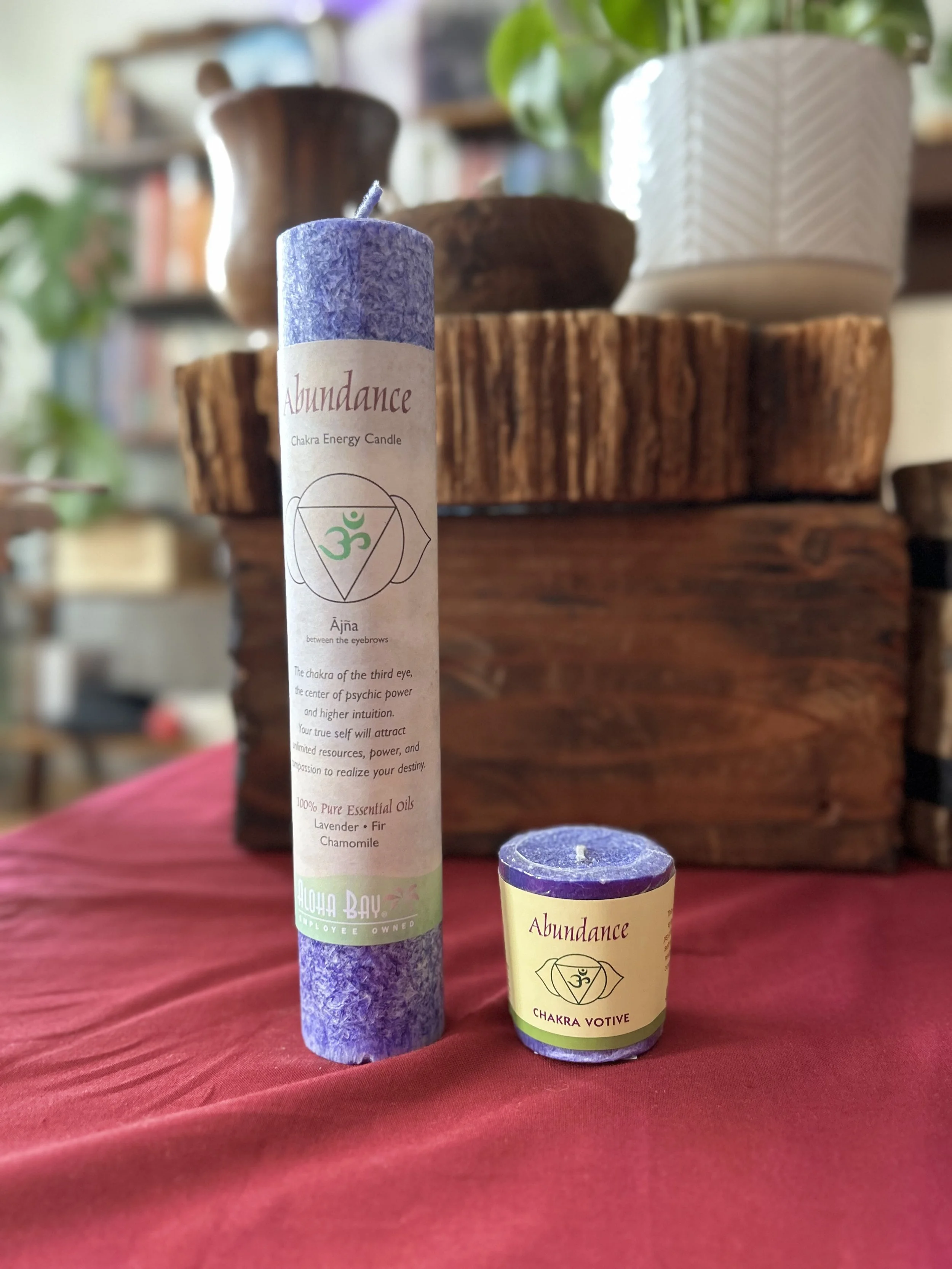 Abundance Energy Candle ꩜ Ajna