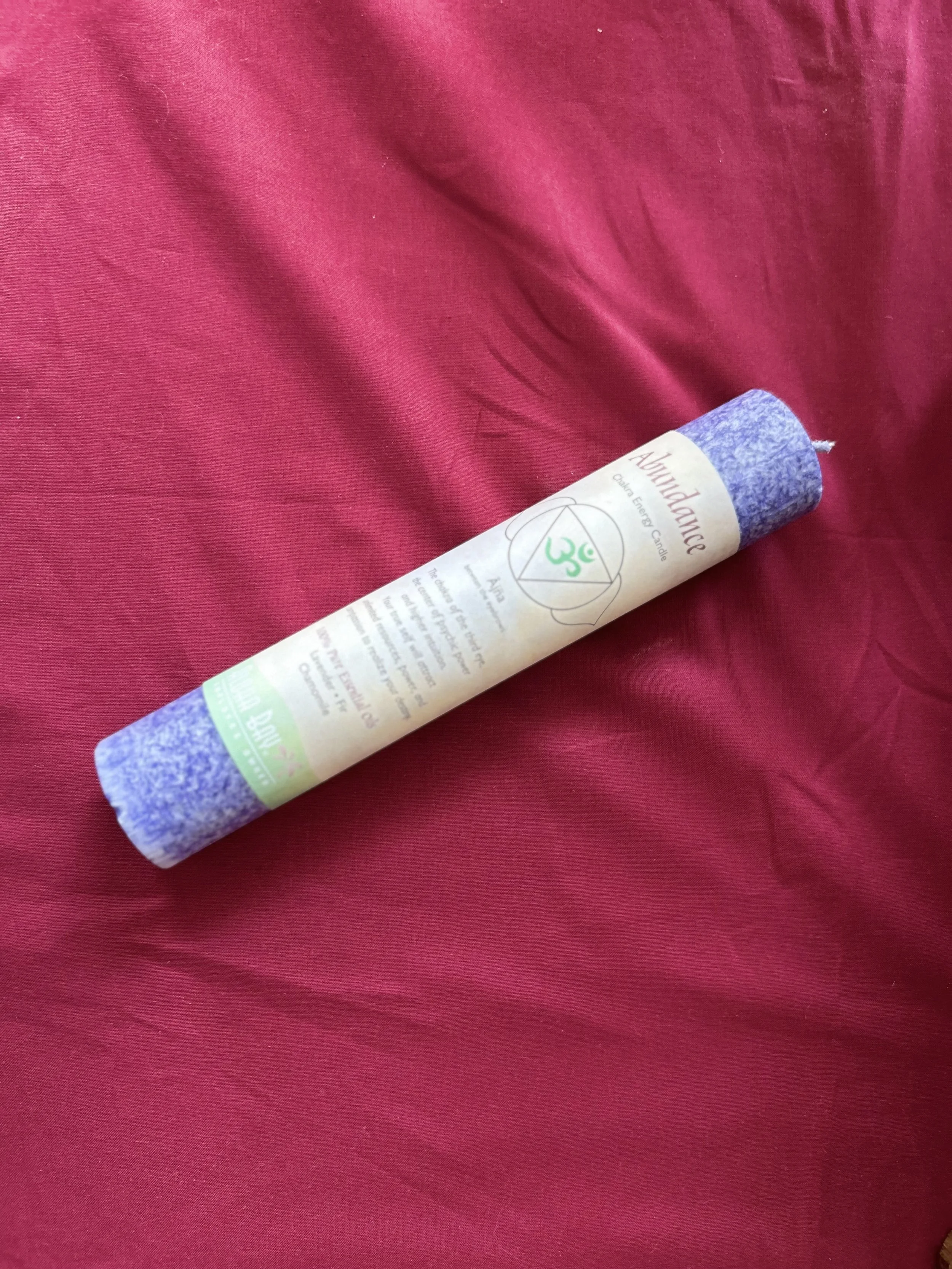Abundance Energy Candle ꩜ Ajna