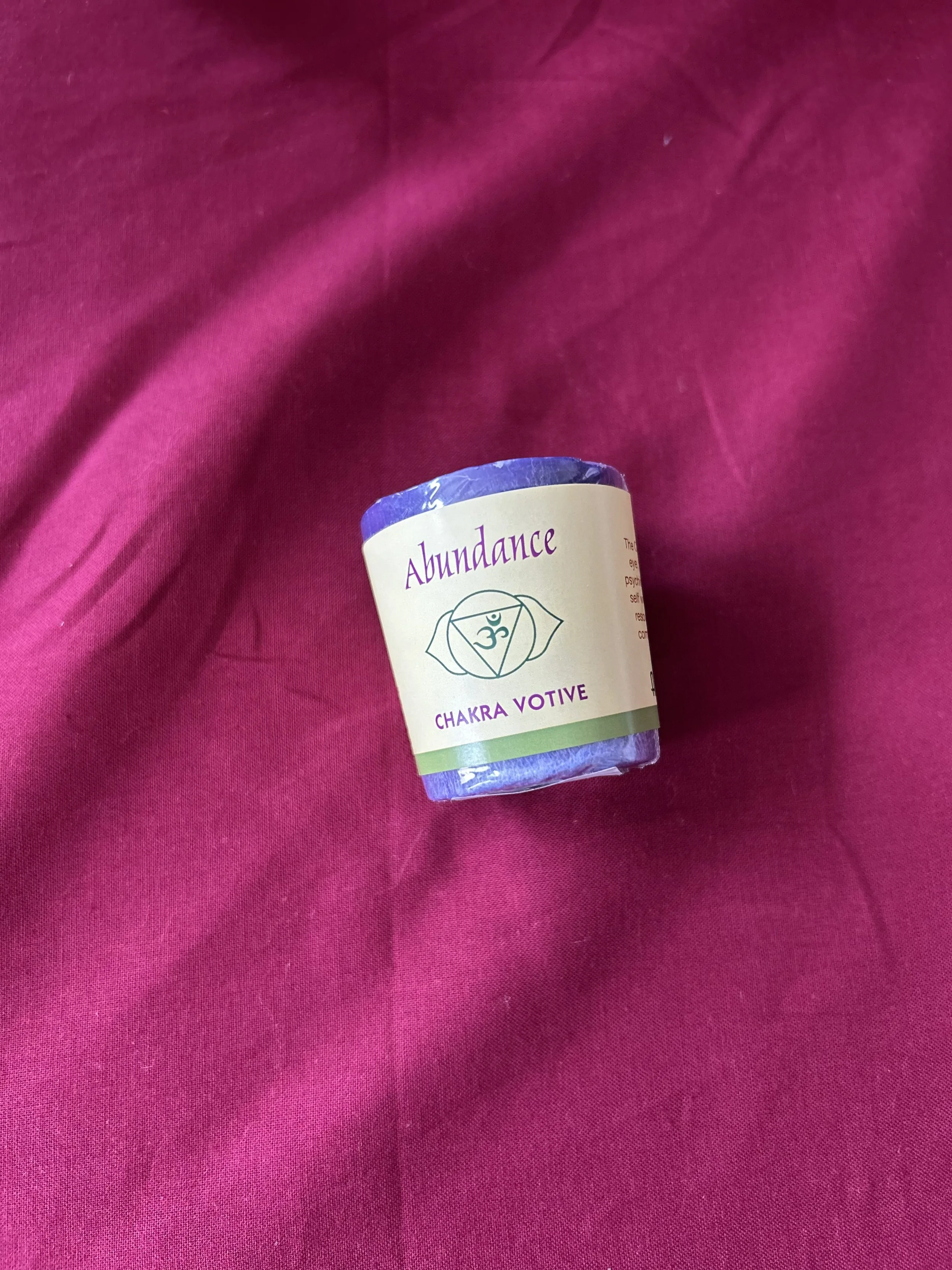Abundance Energy Candle ꩜ Ajna