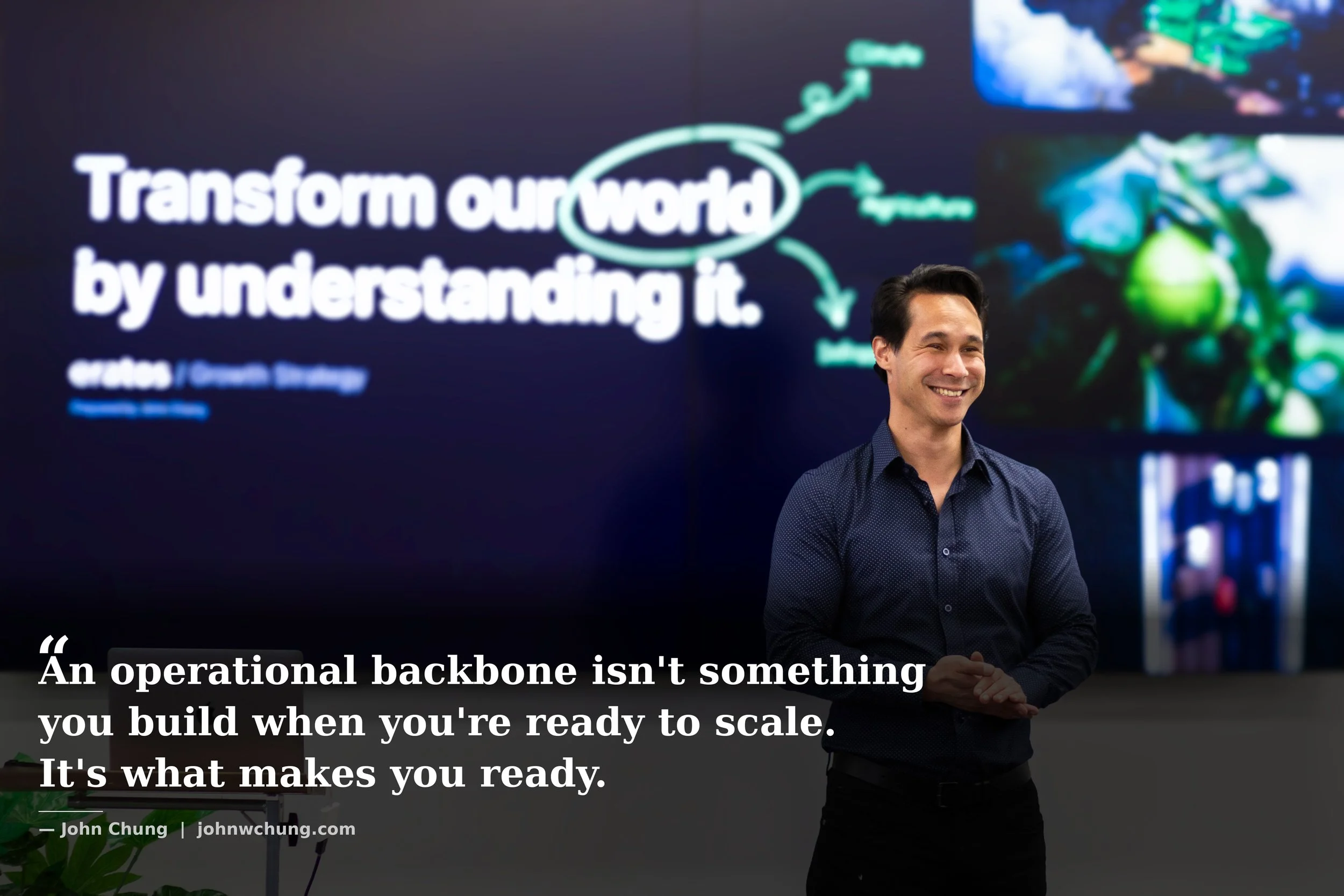 How to build an operational backbone in a company that thinks it doesn't need one yet.