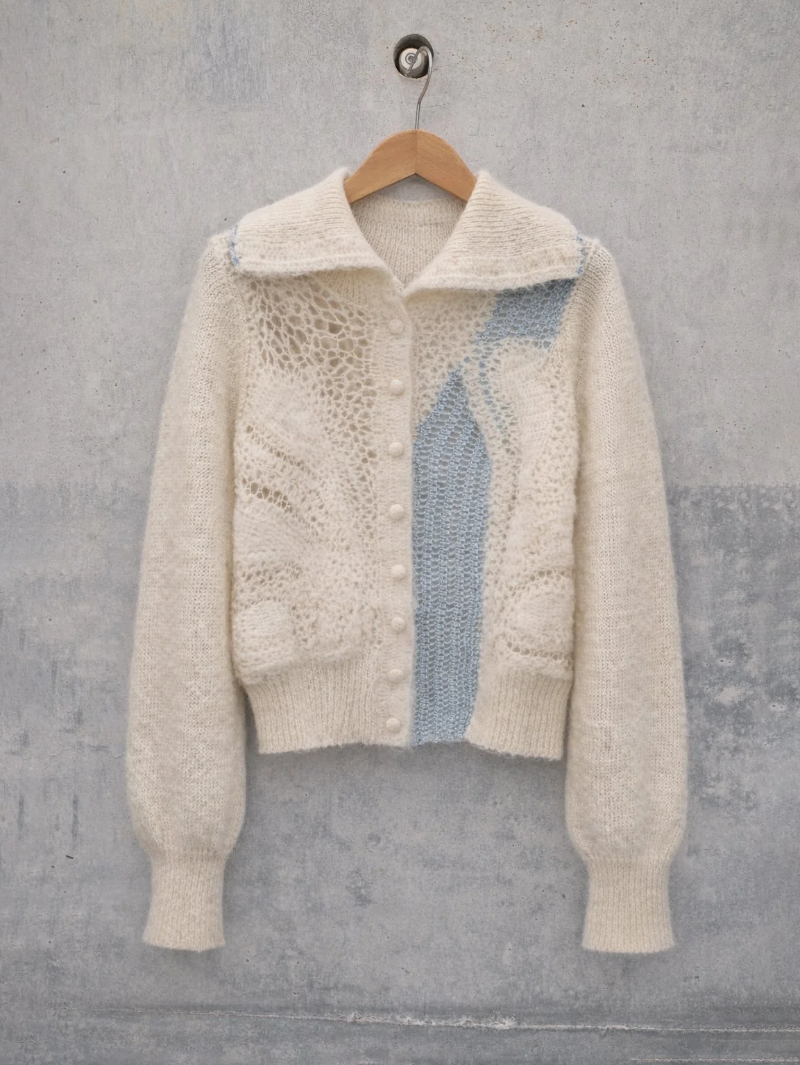 Handmade Cashmere Sea Glass Cardigan