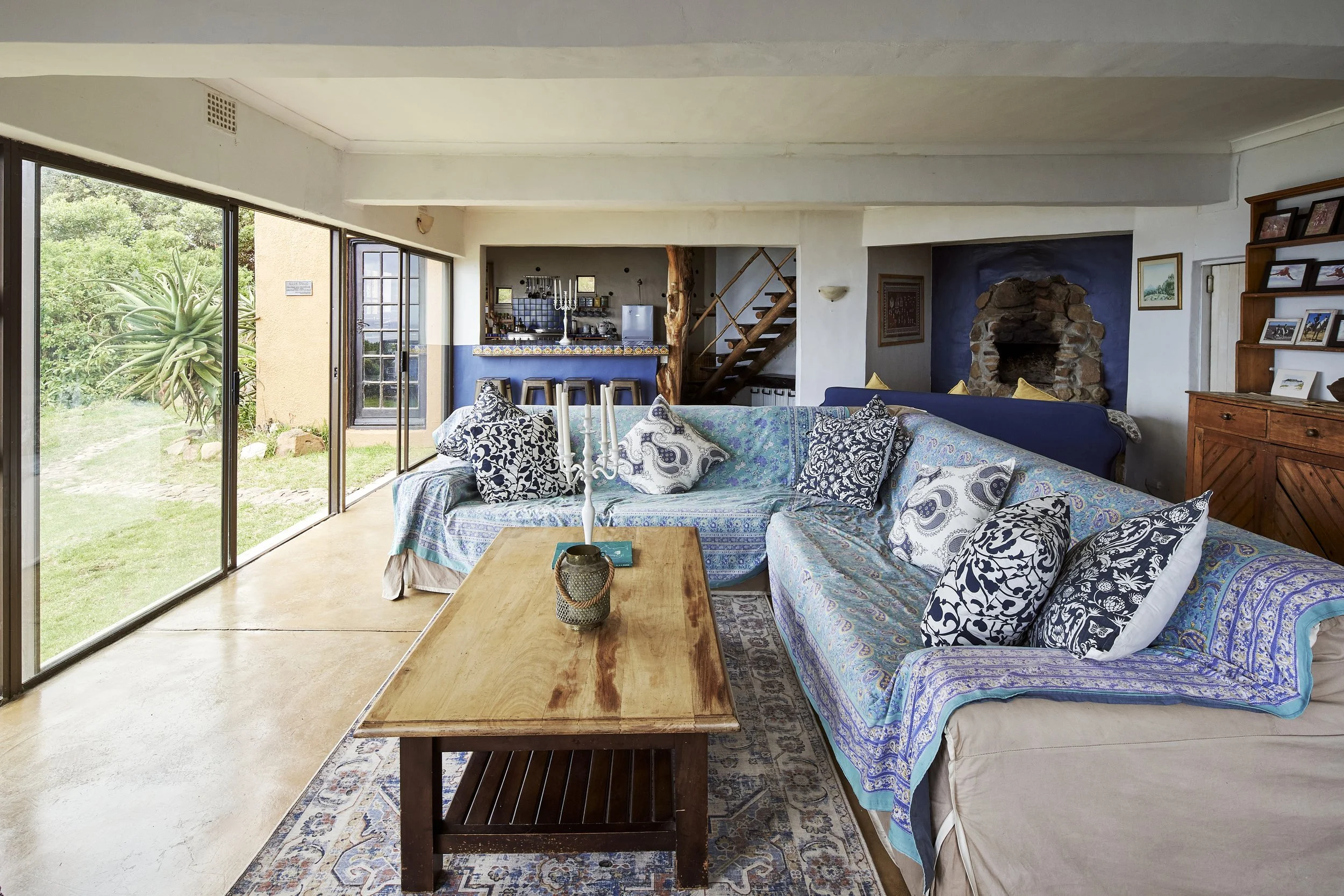 Living area in the Villa