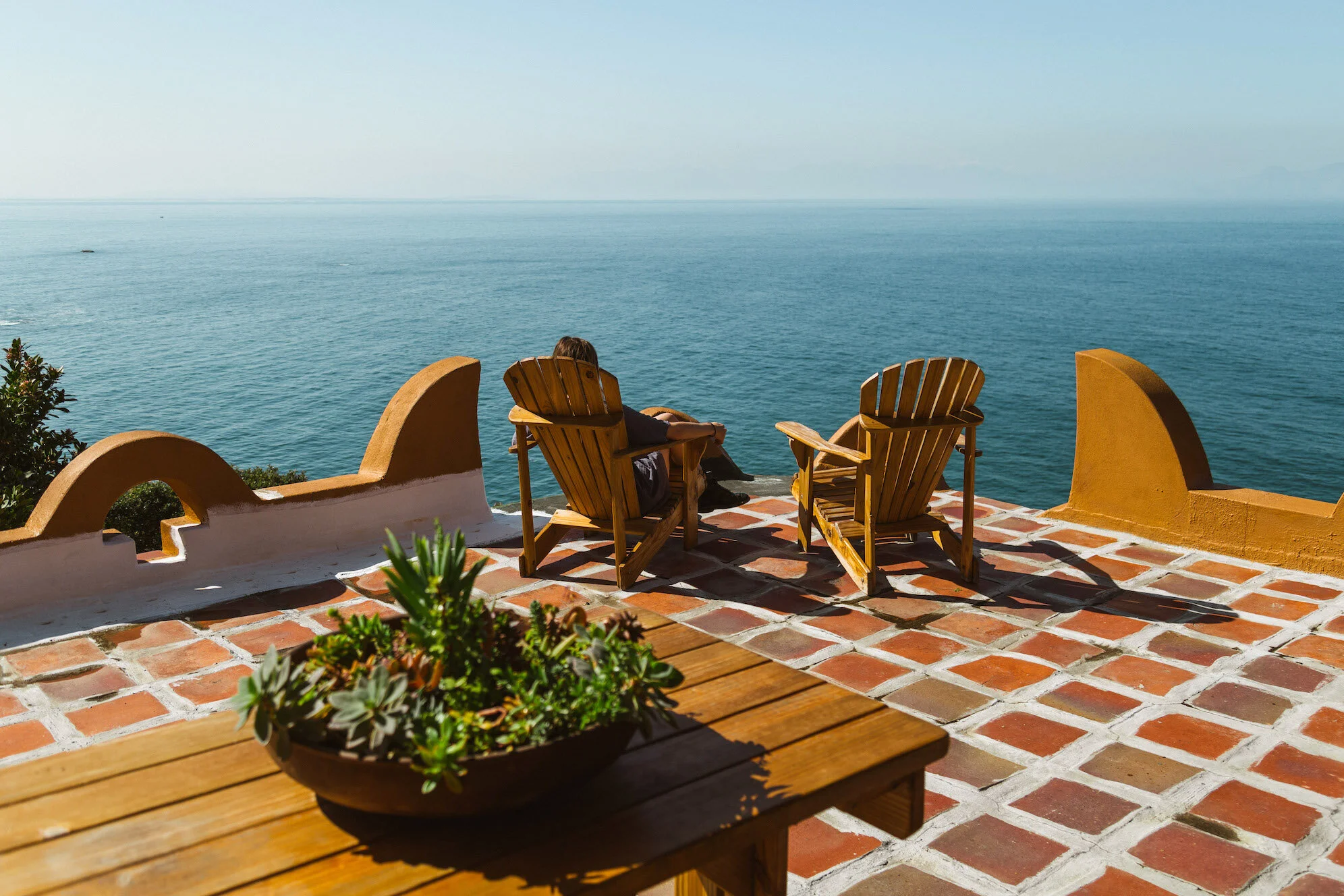 The Upper Deck on a Still Clear Day