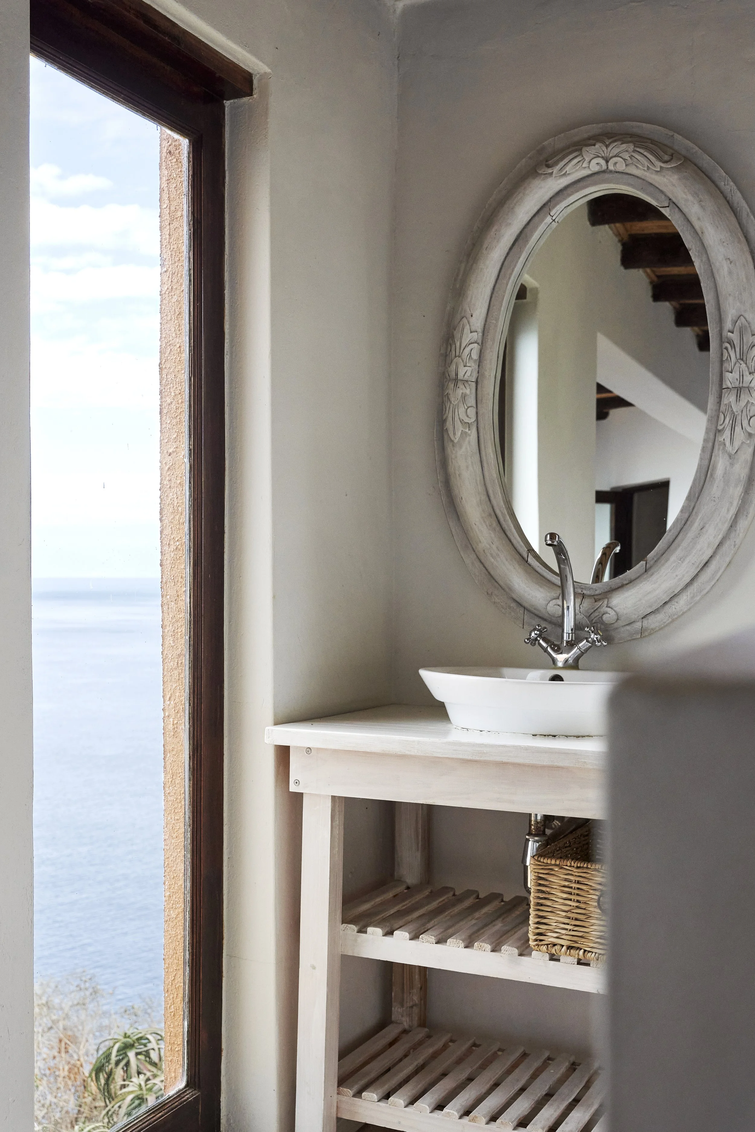 The bathroom at the Villa