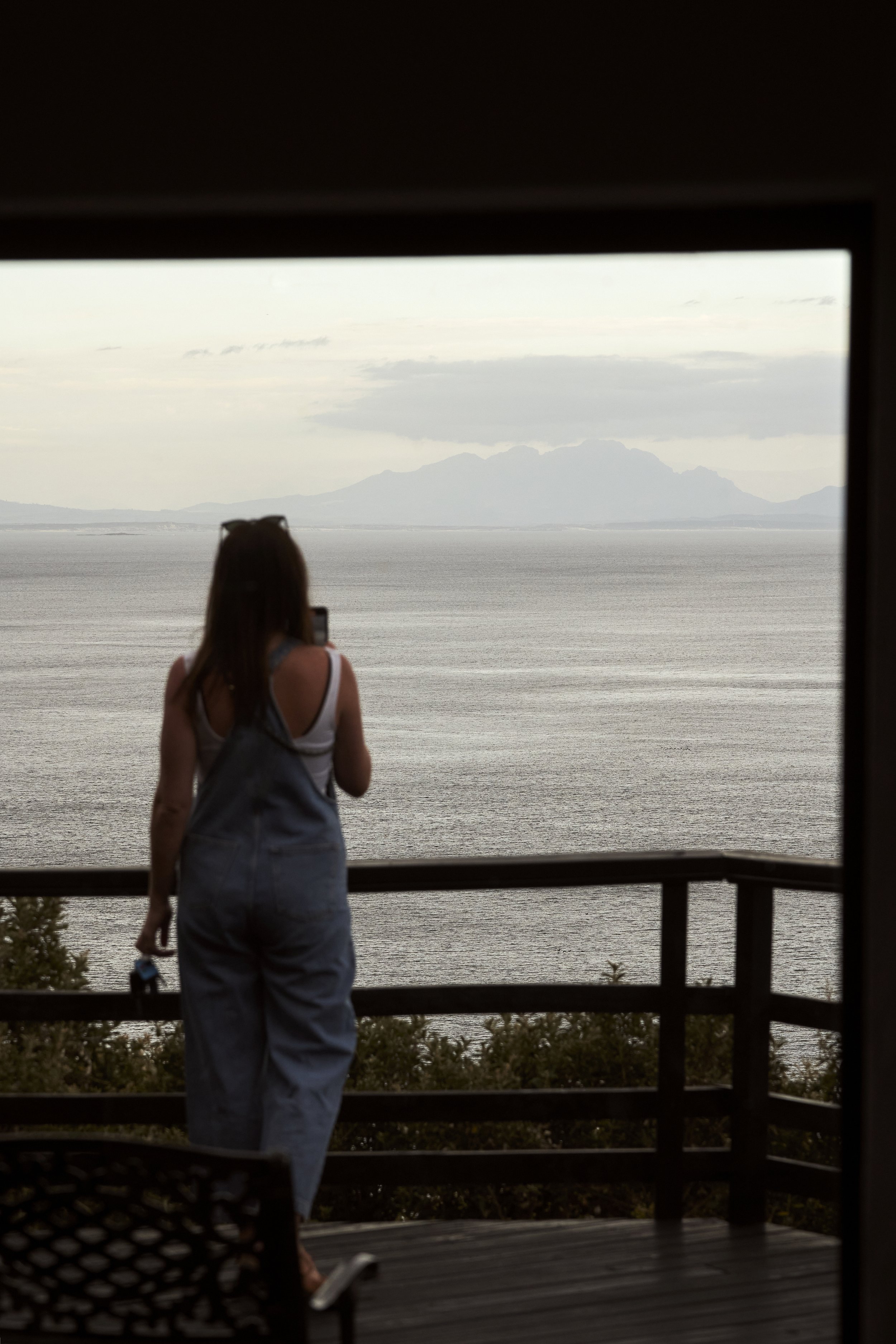 The deck at the Villa