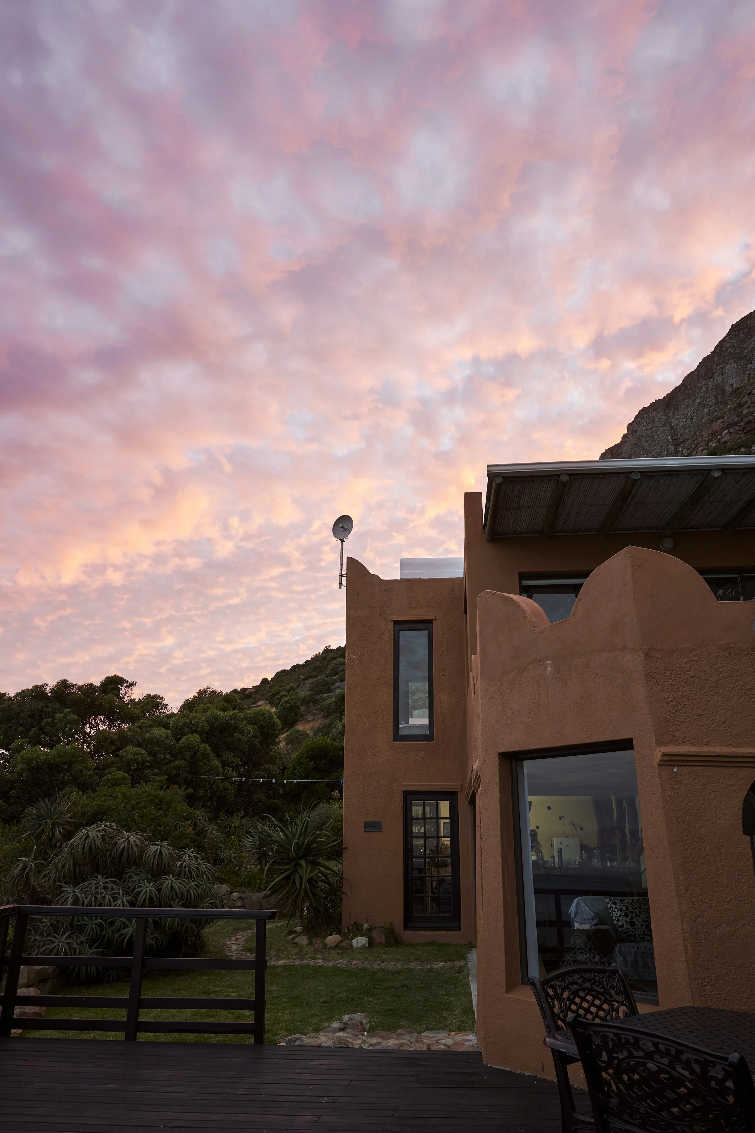 Sunrise over the Villa