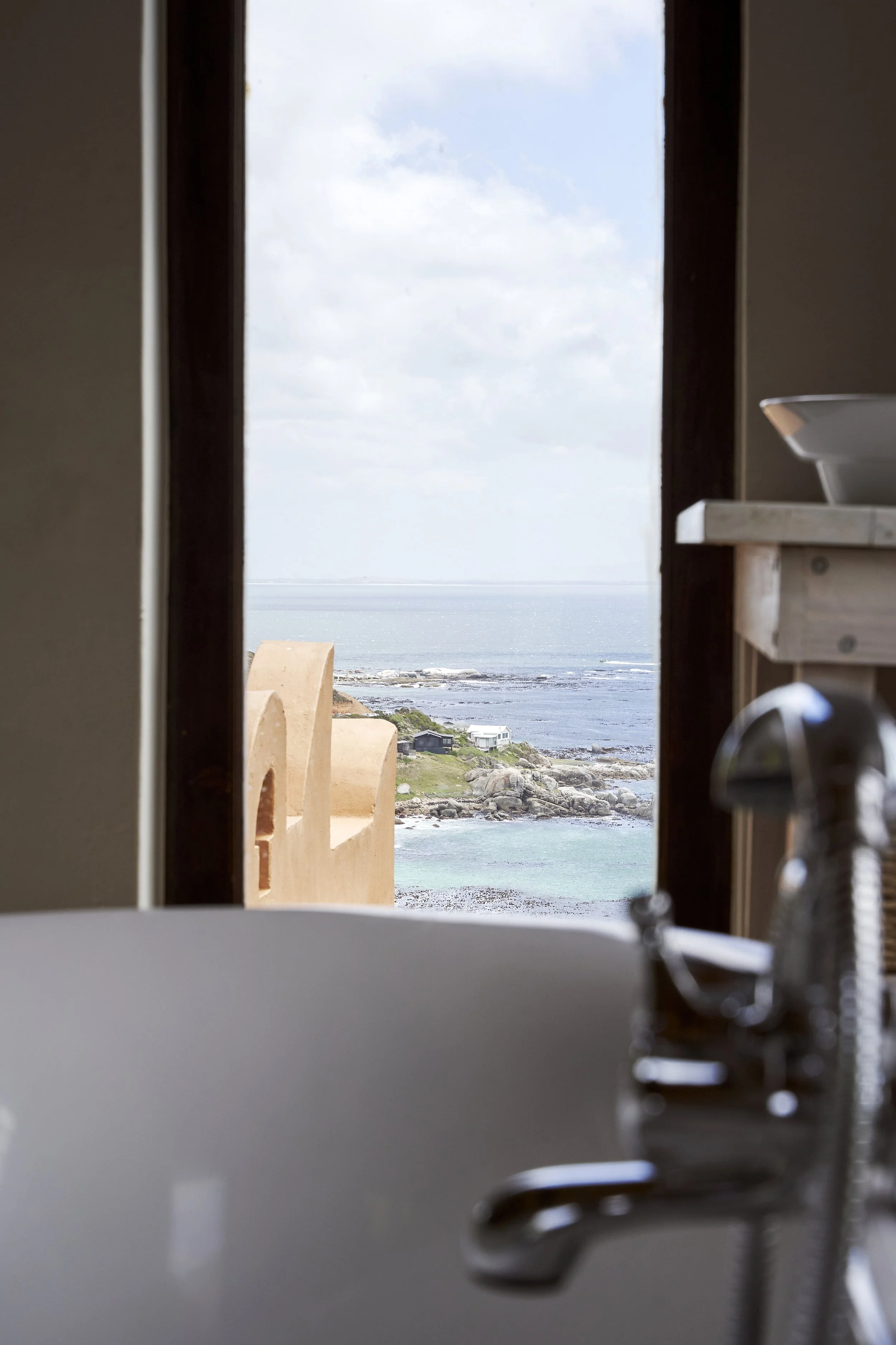 View of the ocean from the Villa bath