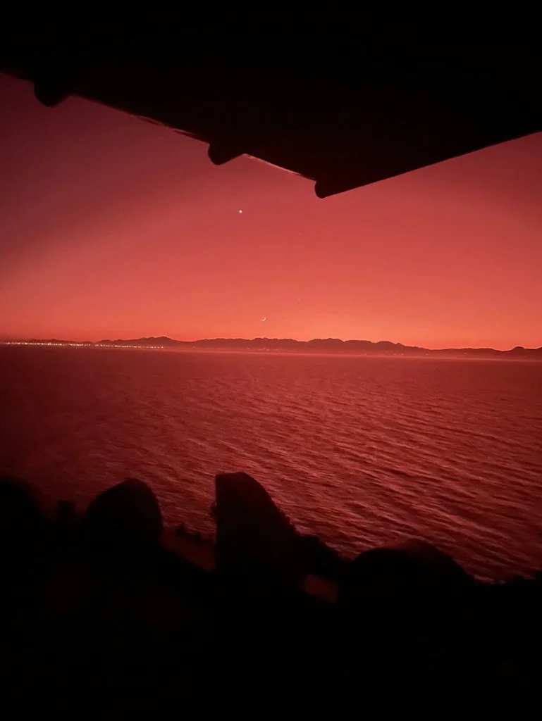 Another Legendary Sunrise from the Bedroom in the Villa