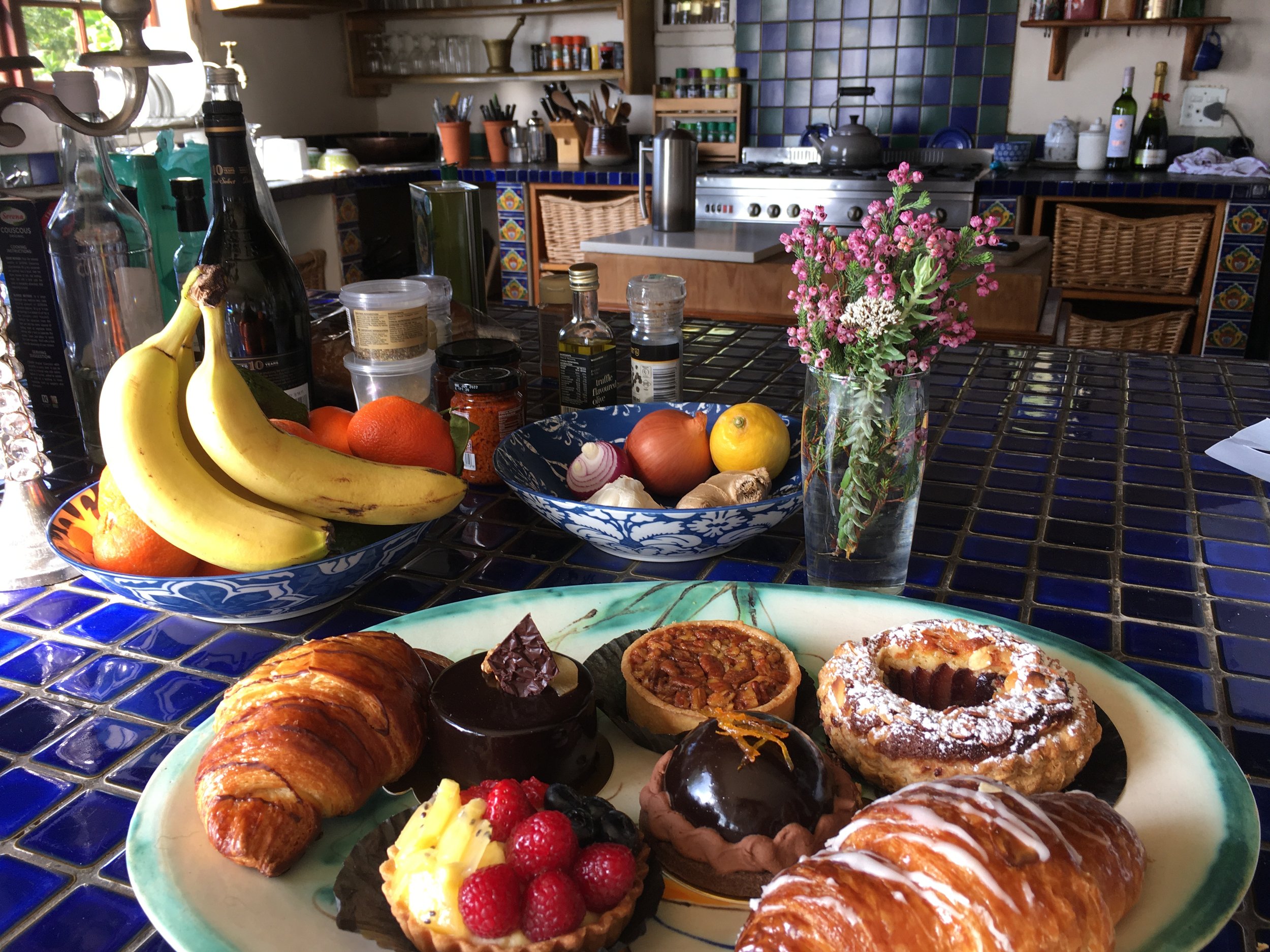 The kitchen in the Villa