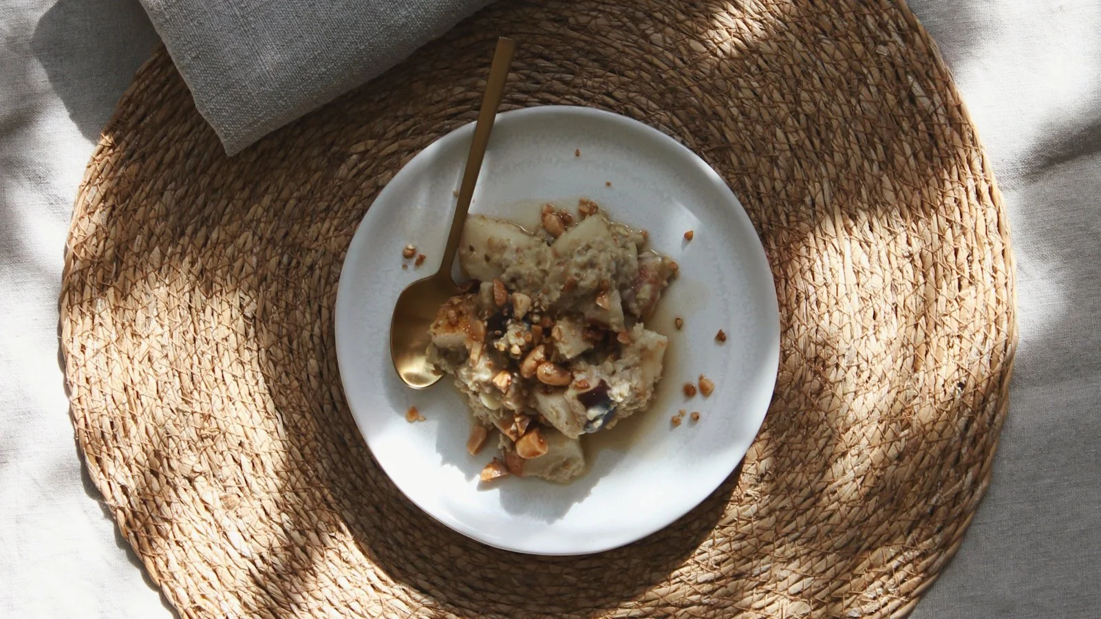 Birnen-Porridge ayurvedisches Frühstück