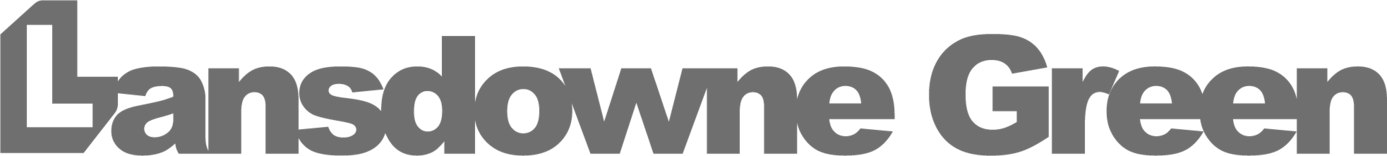 Lansdowne Green logo with text in shades of gray.