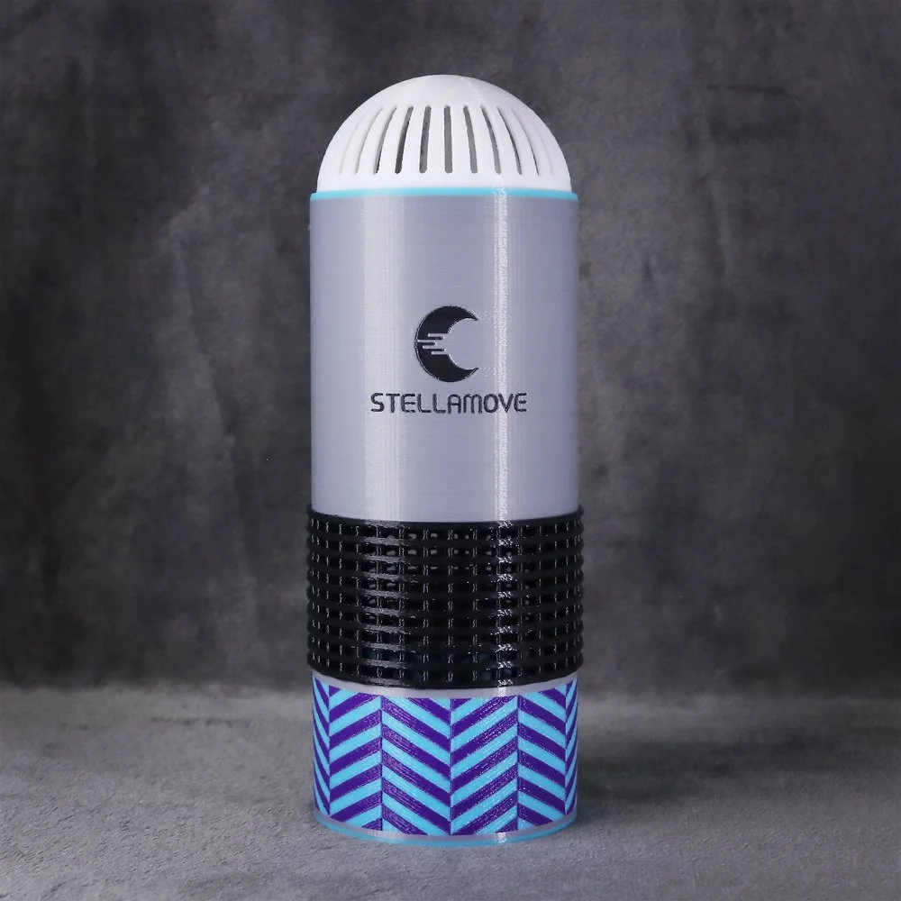 5컬러 멀티 3D 프린팅으로 제작된 휴대용 공기 청정기 시제품 모형정밀 미니 캐슬 모형