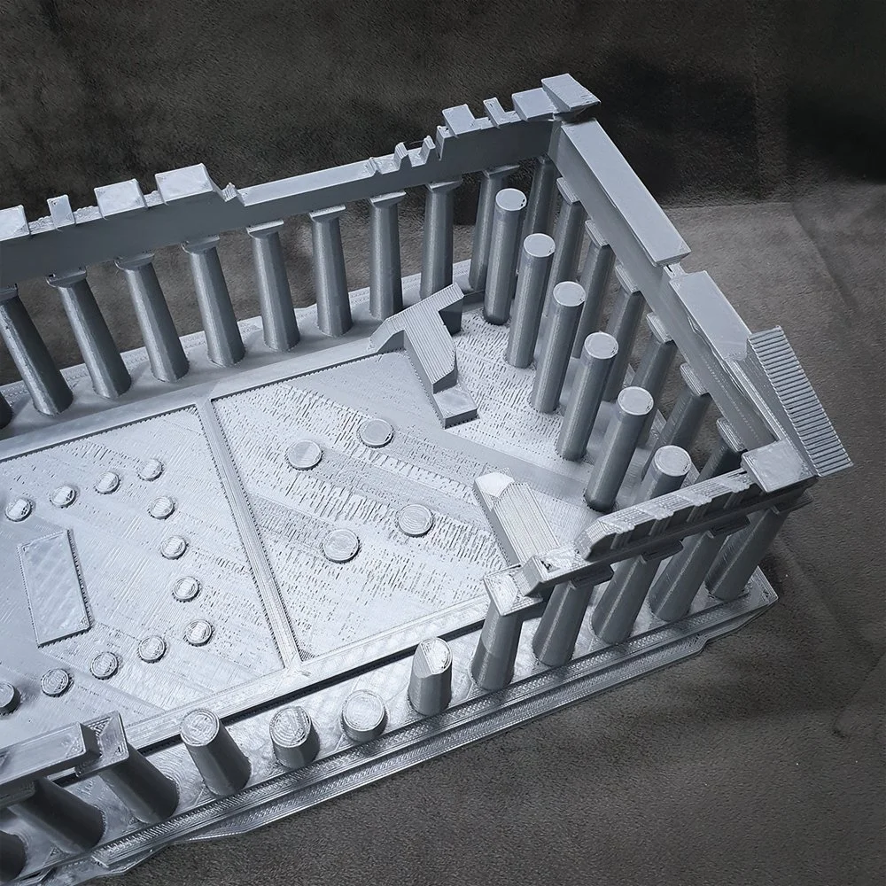 스텔라무브 3D 프린터로 정교하게 재현한 54×24×15cm 크기의 고대 그리스 파르테논 신전 건축 모형