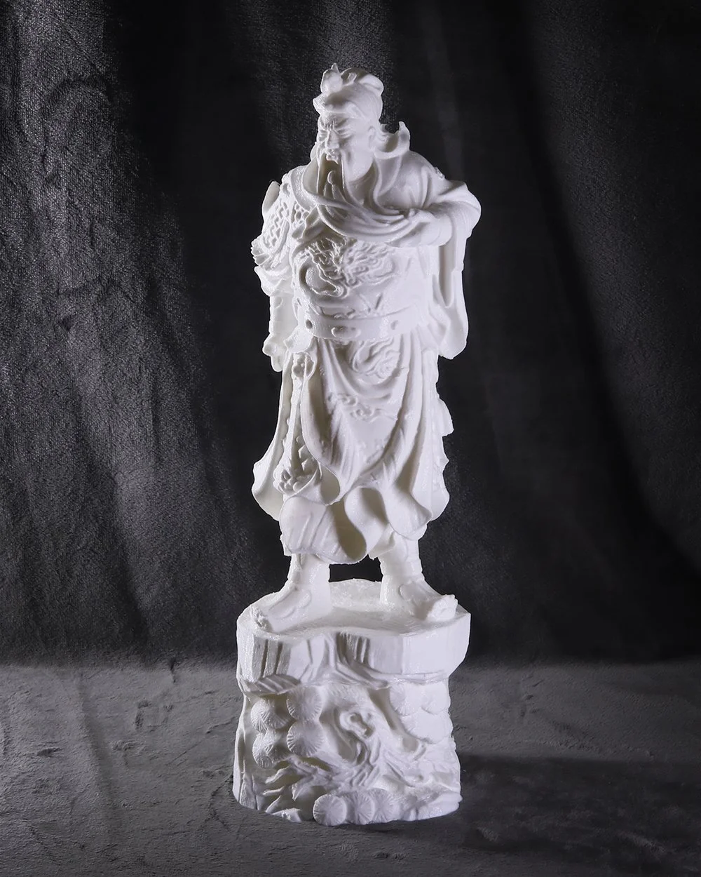 대형 3D 프린터로 출력한 관우 상