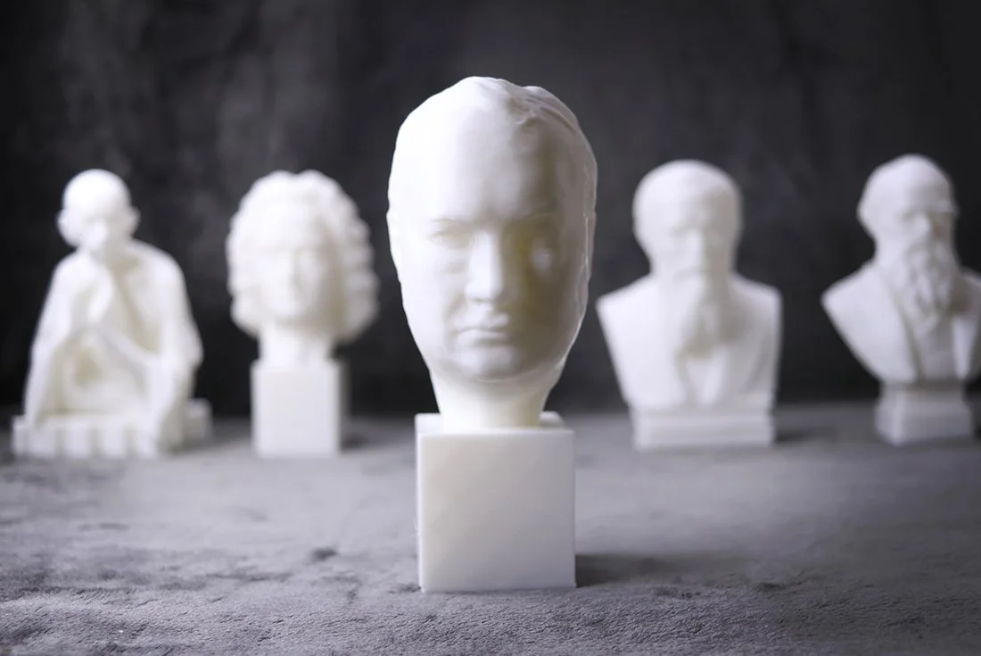 스텔라무브 3D 프린터로 제작한 처칠 흉상 모형
