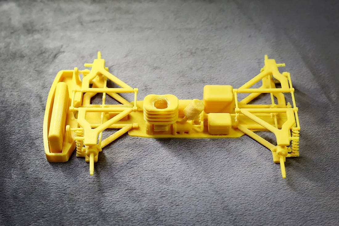 수용성 서포트를 이용한 출력  PVA 녹이기 후