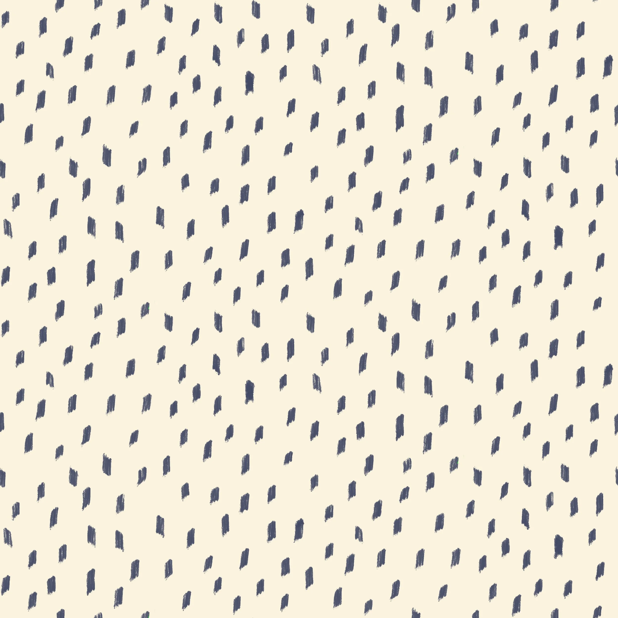Abstract Brushstrokes Indigo on Ivory - Painterly indigo brushstrokes scattered across a warm ivory ground.