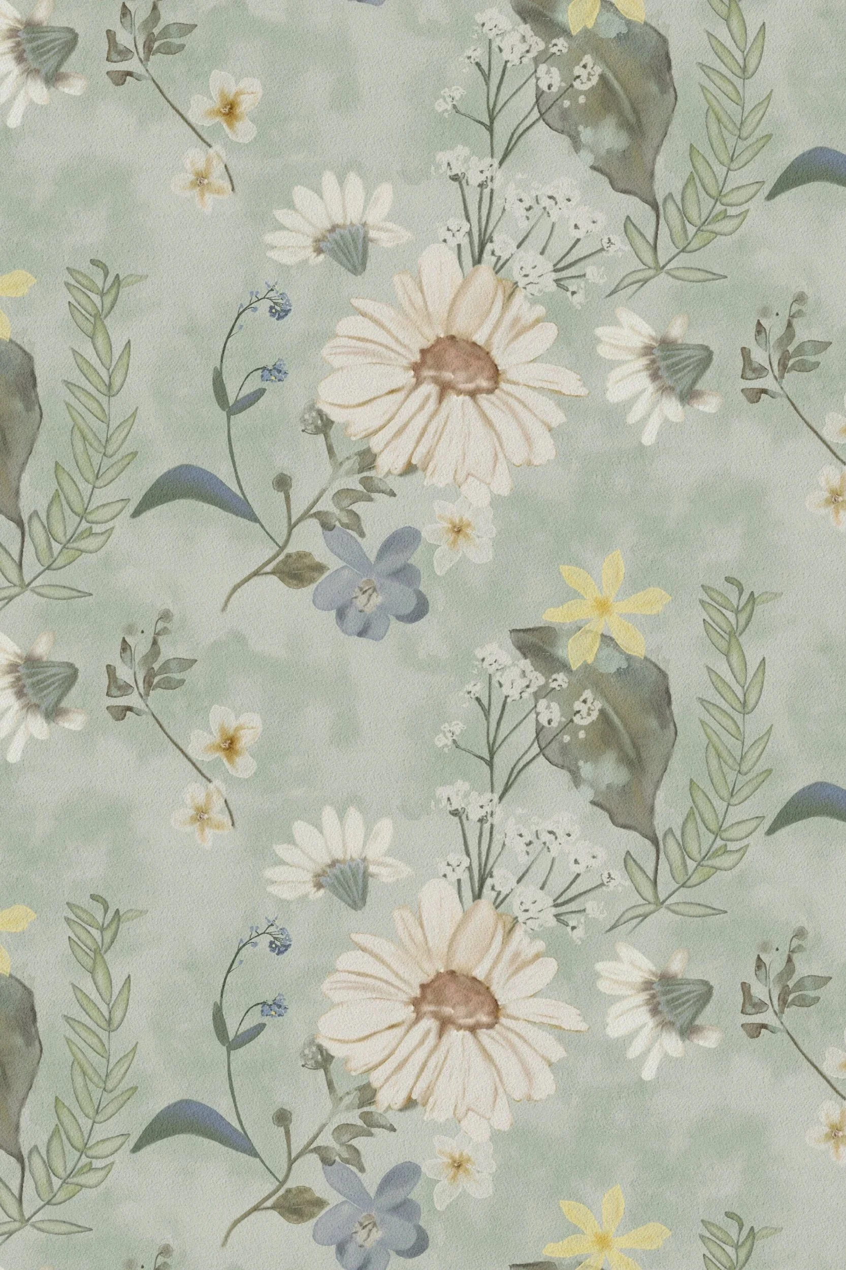 Pressed Garden - A softly modern take on delicate wildflowers, inspired by vintage botanical pages.