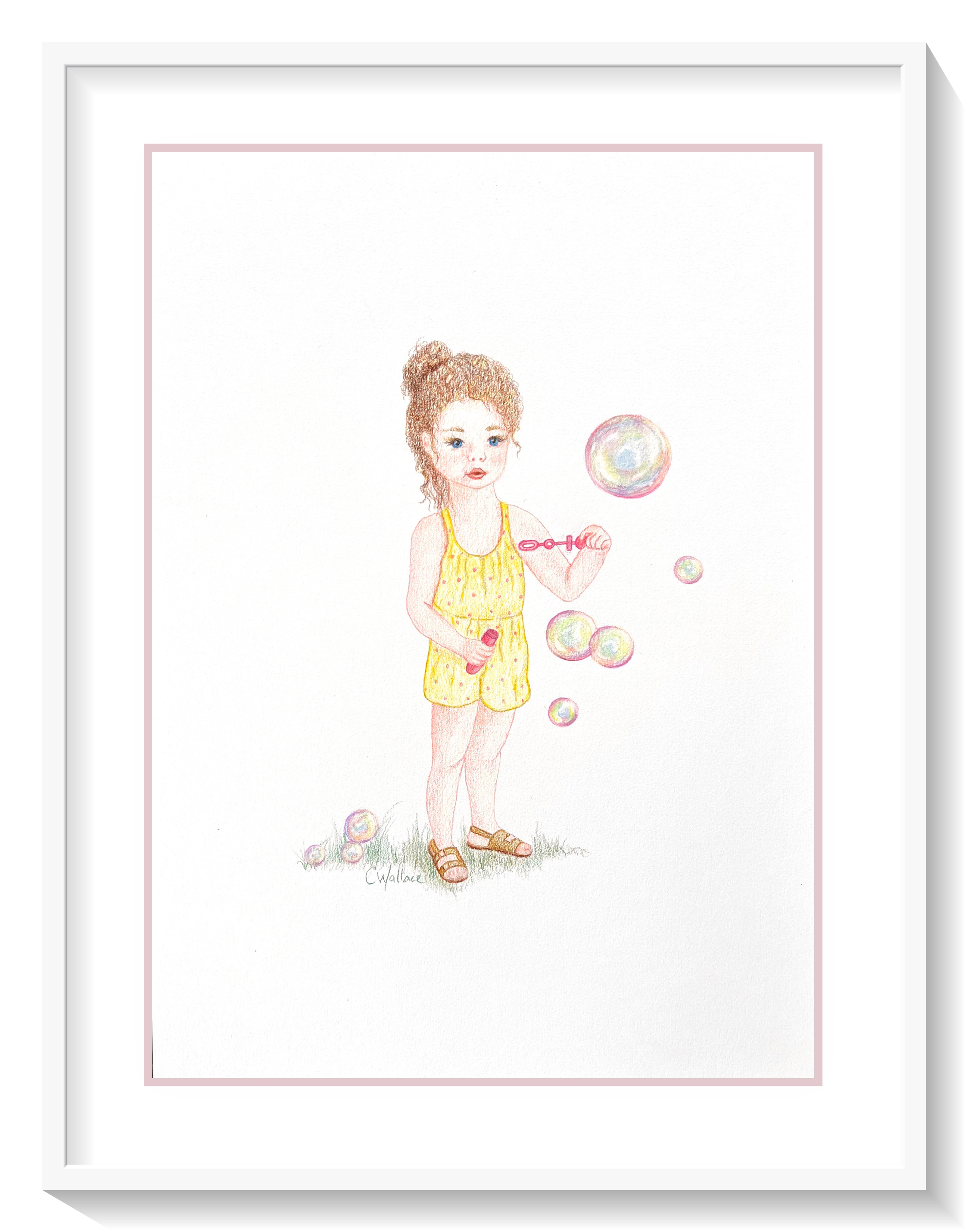 Urban-kids-girl-blowing-bubbles-drawing-framed.png