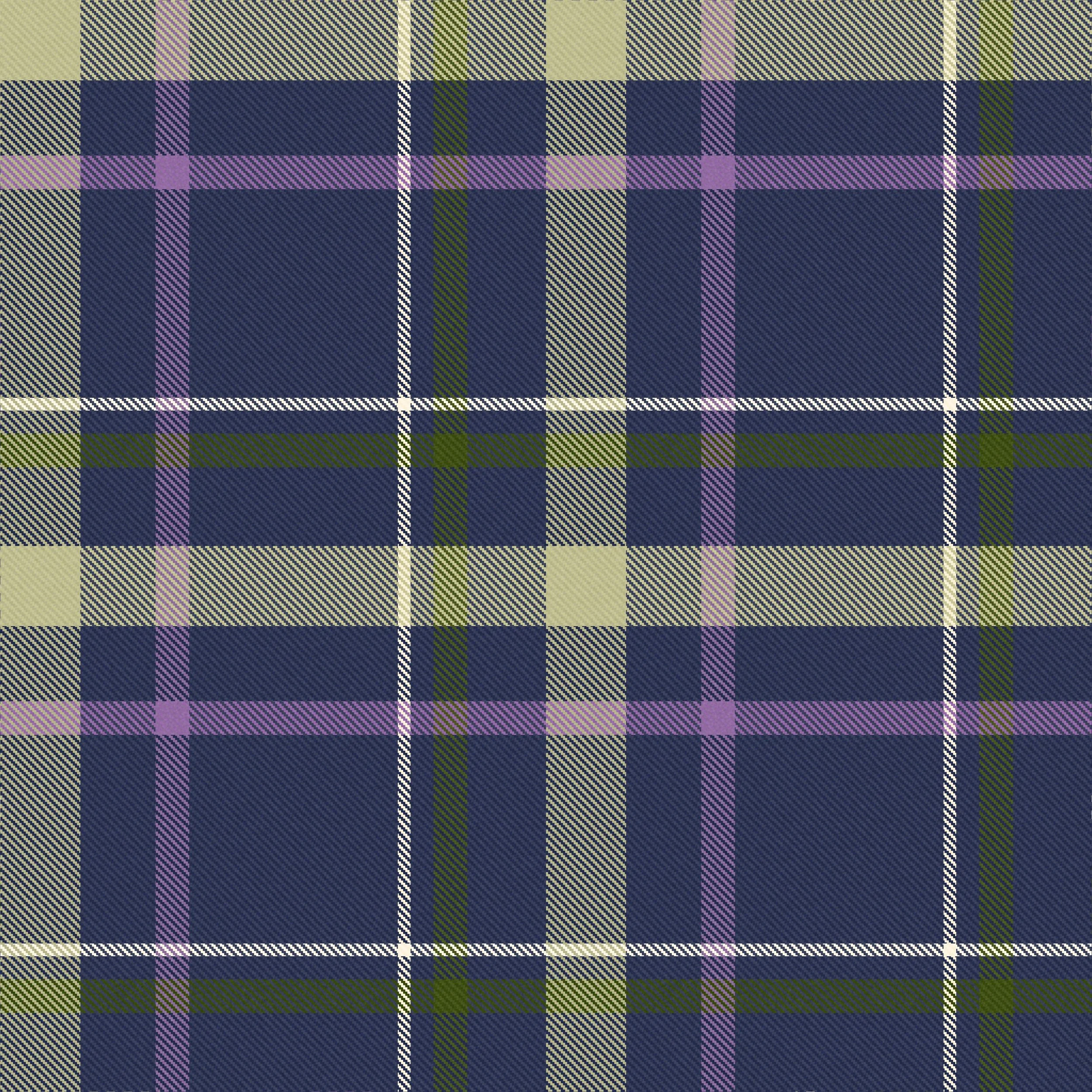 Thistle Tartan - A timeless tartan reimagined in rich indigo and softened thistle hues.