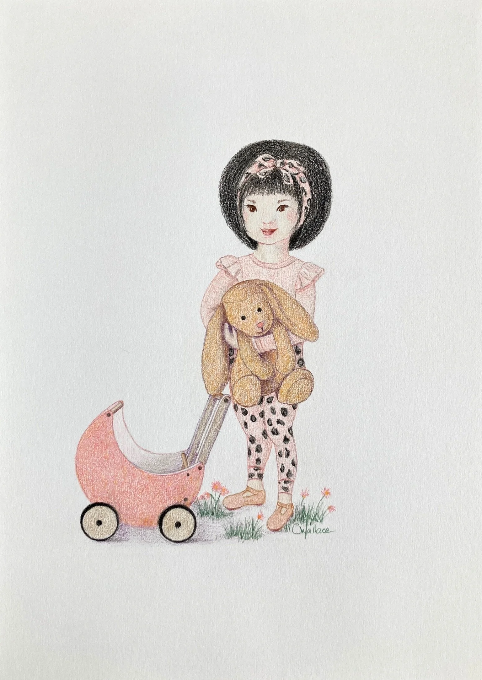 Urban-Kids - Girl-with-Toy-Rabbit-drawing.jpeg
