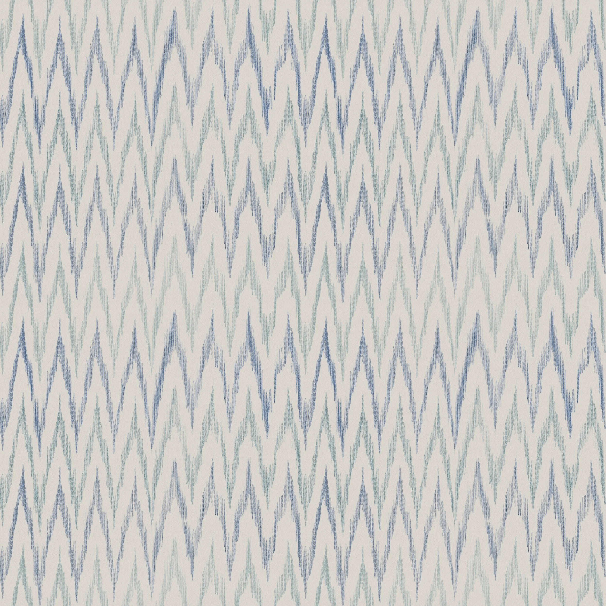Saltwater Drift Ikat - A calm, coastal design with gentle movement—perfect for cushions, curtains, and relaxed interiors.