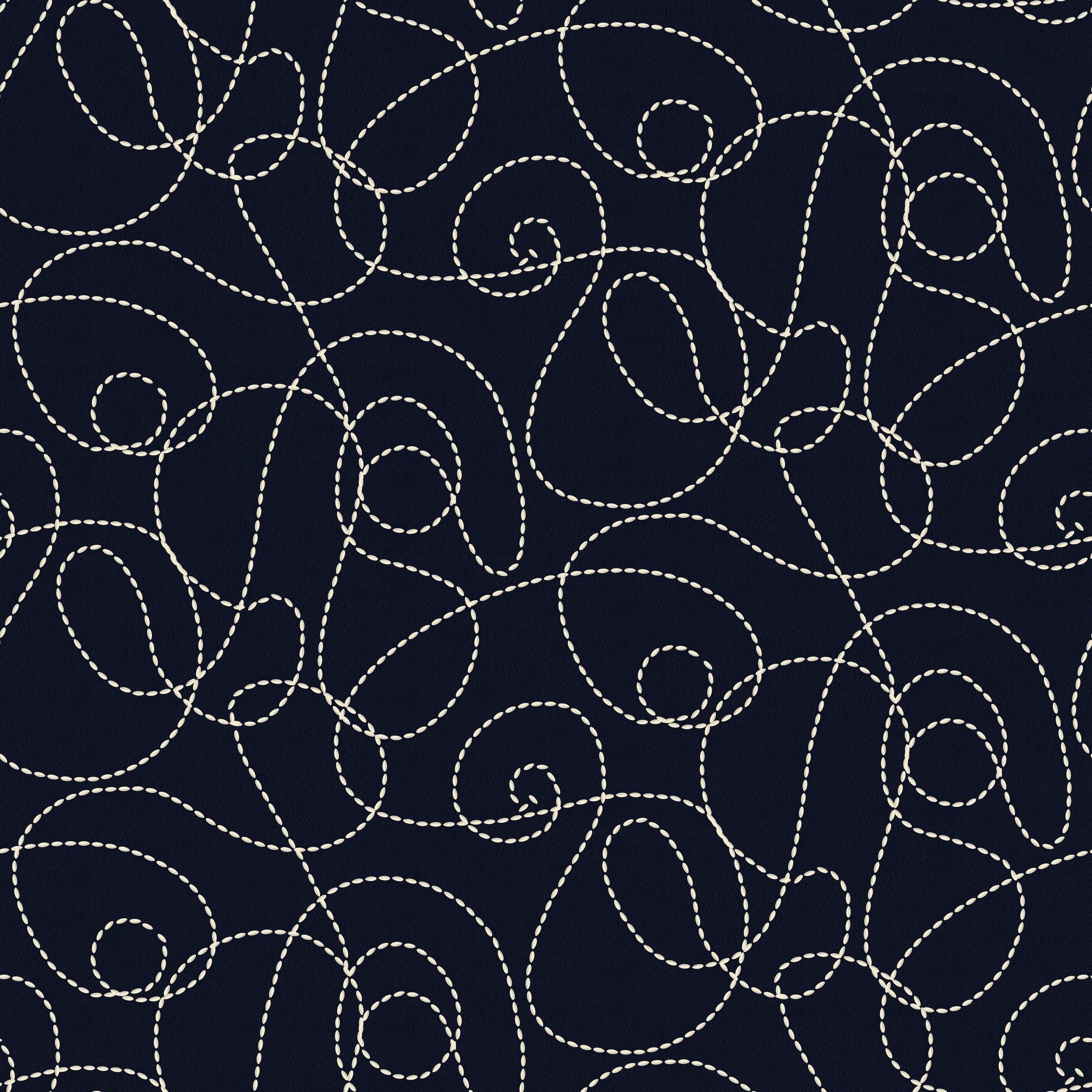 Wandering Stitch - Navy